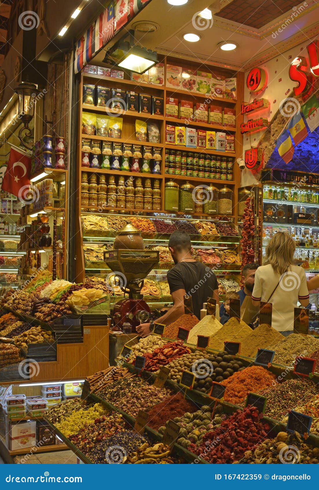 ISTAMBUL: Bazar das Especiarias ou Bazar Egípcio.