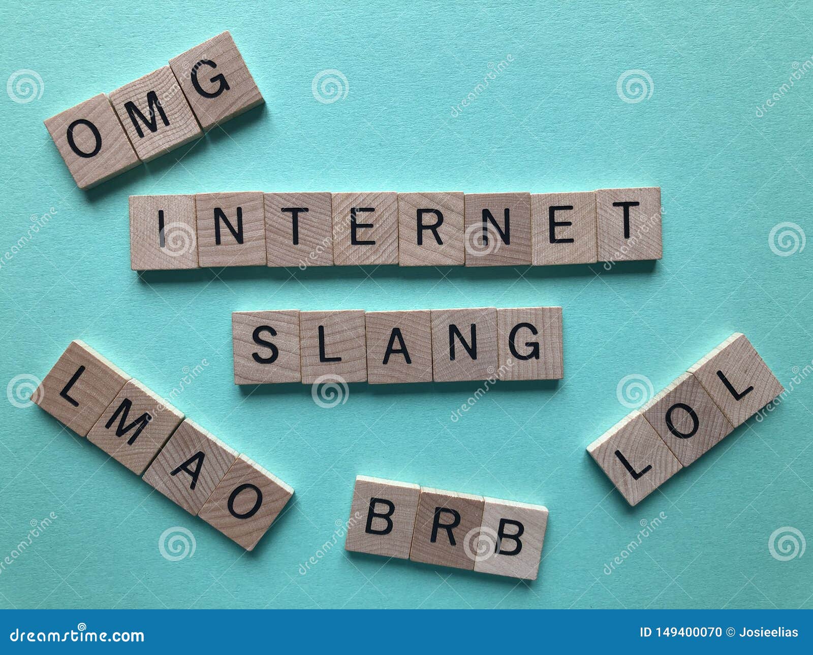 Internet Slang Acronyms Brb Be Right Stock Photo 1414053464