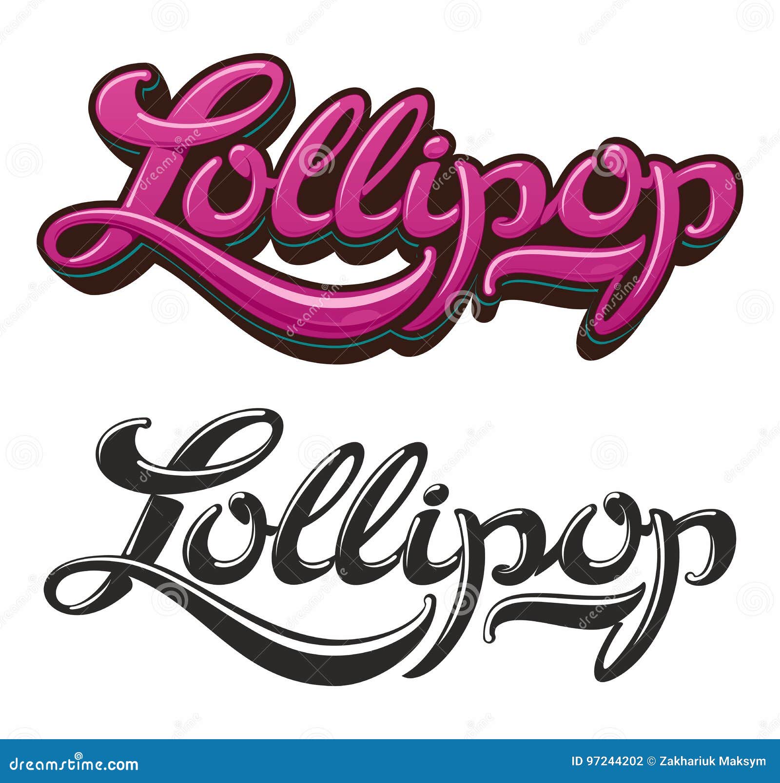 Lollipop logo stock vector. Illustration of food, badge 97244202