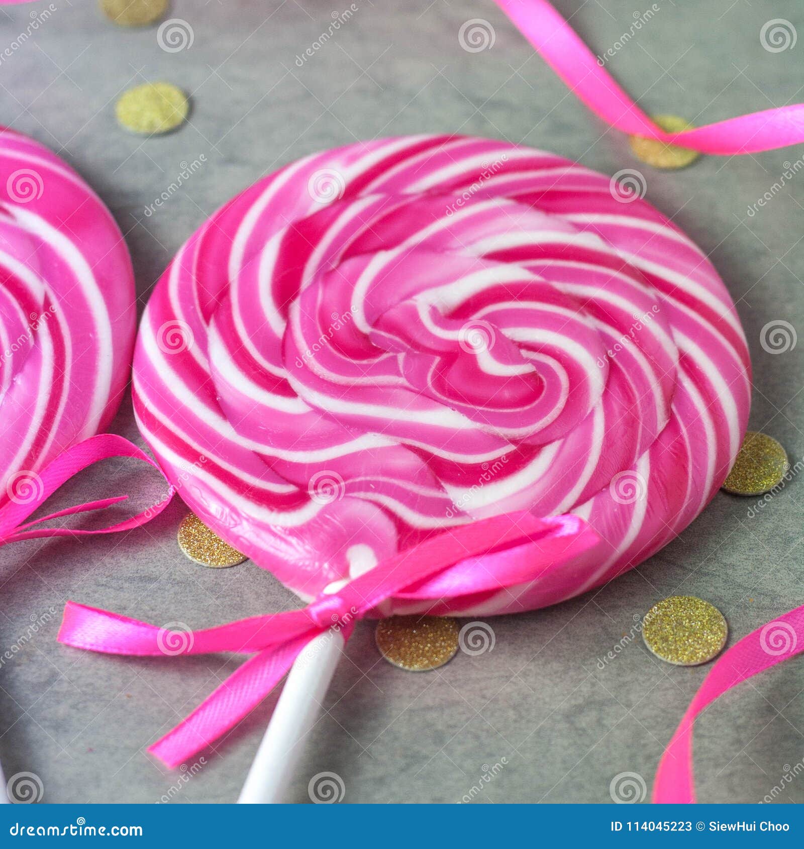 Lollipop stock image. Image of sweet, yummy, pink, dessert 114045223