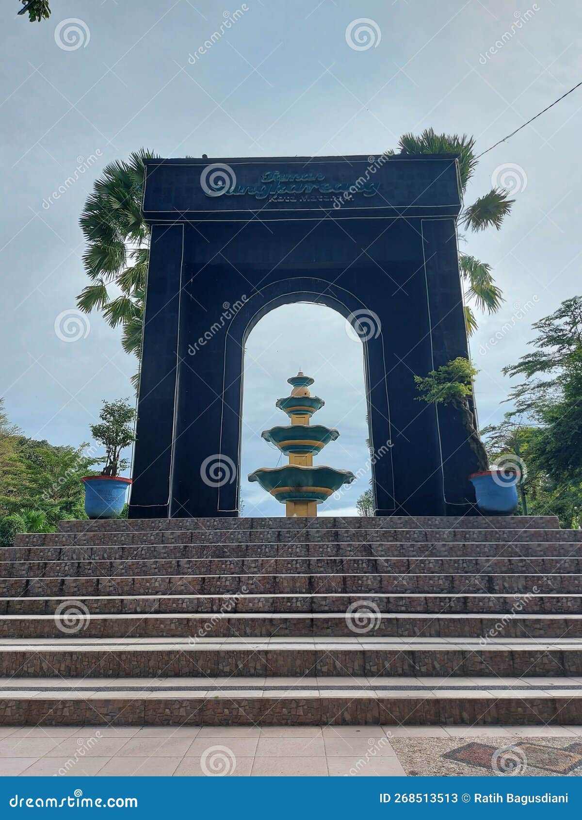 Taman Sangkareang. Located in Mataram, Lombok Tengah, Indonesia Stock