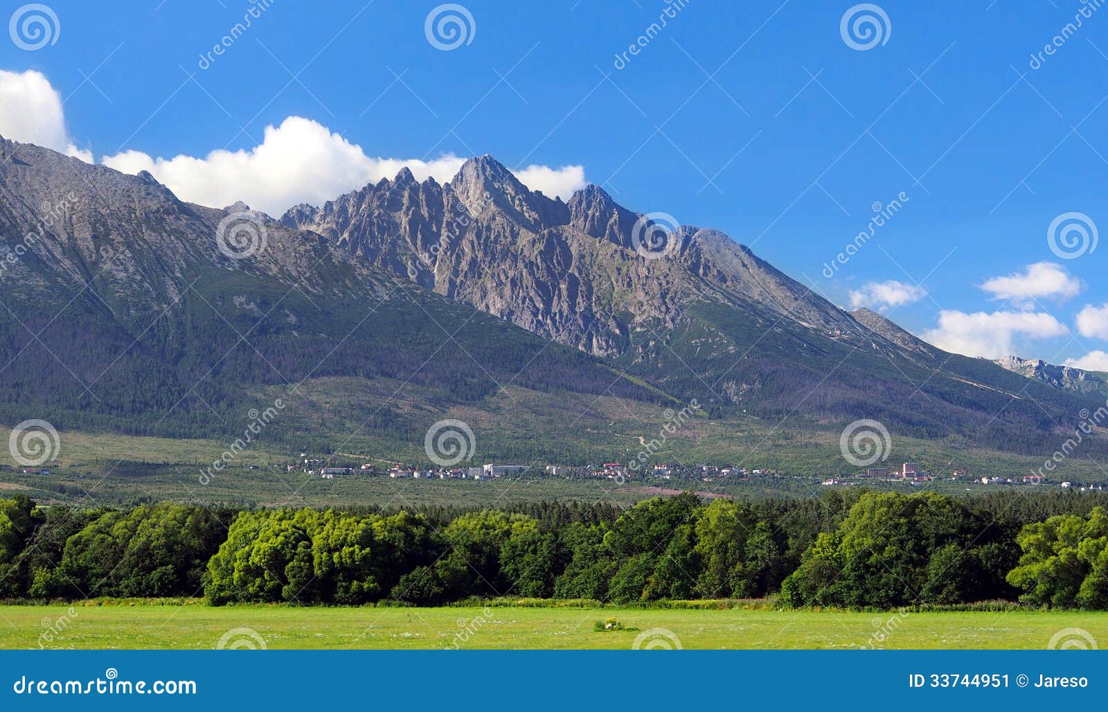 lomnicky peak in high tatras, slovakia