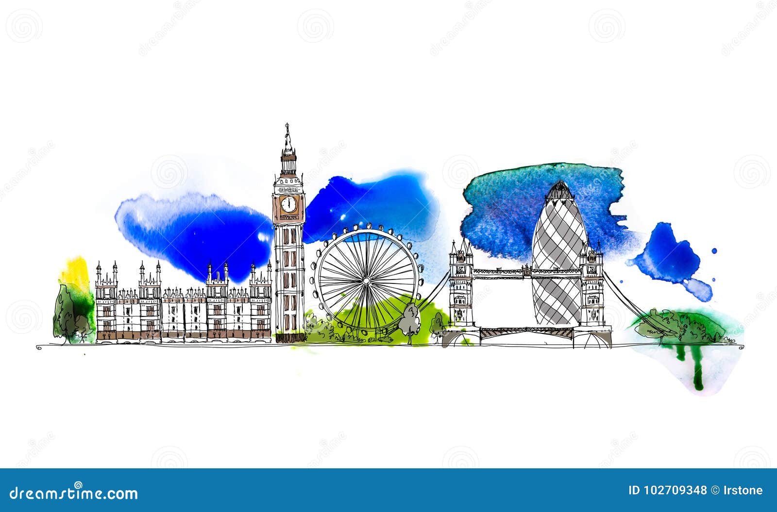 Houses of Parliament Drawing Vector Images over 100