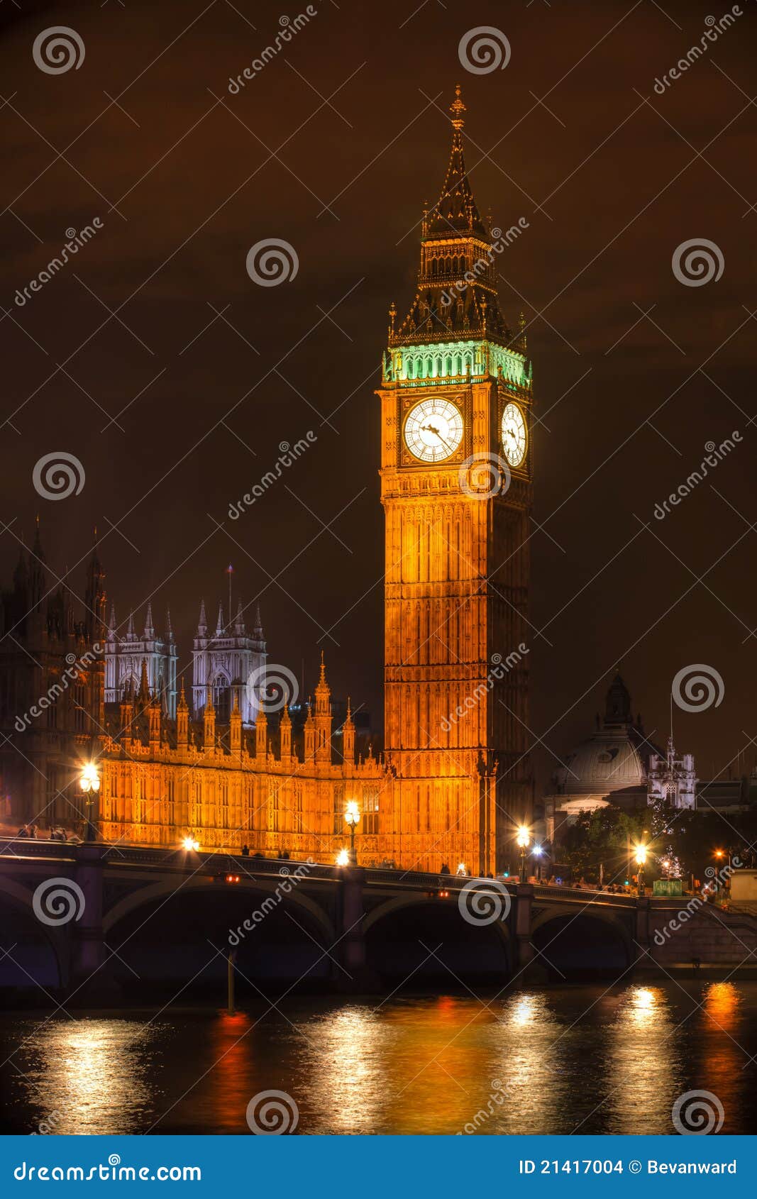 London Big Ben Tower Clock Tower at Night Stock Photo Image of