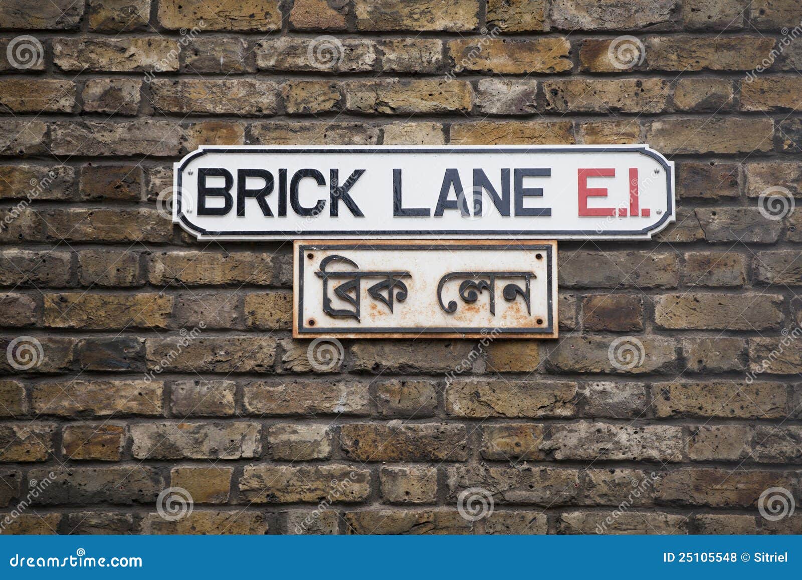 London Brick Lane stock photo. Image of detail, place 25105548