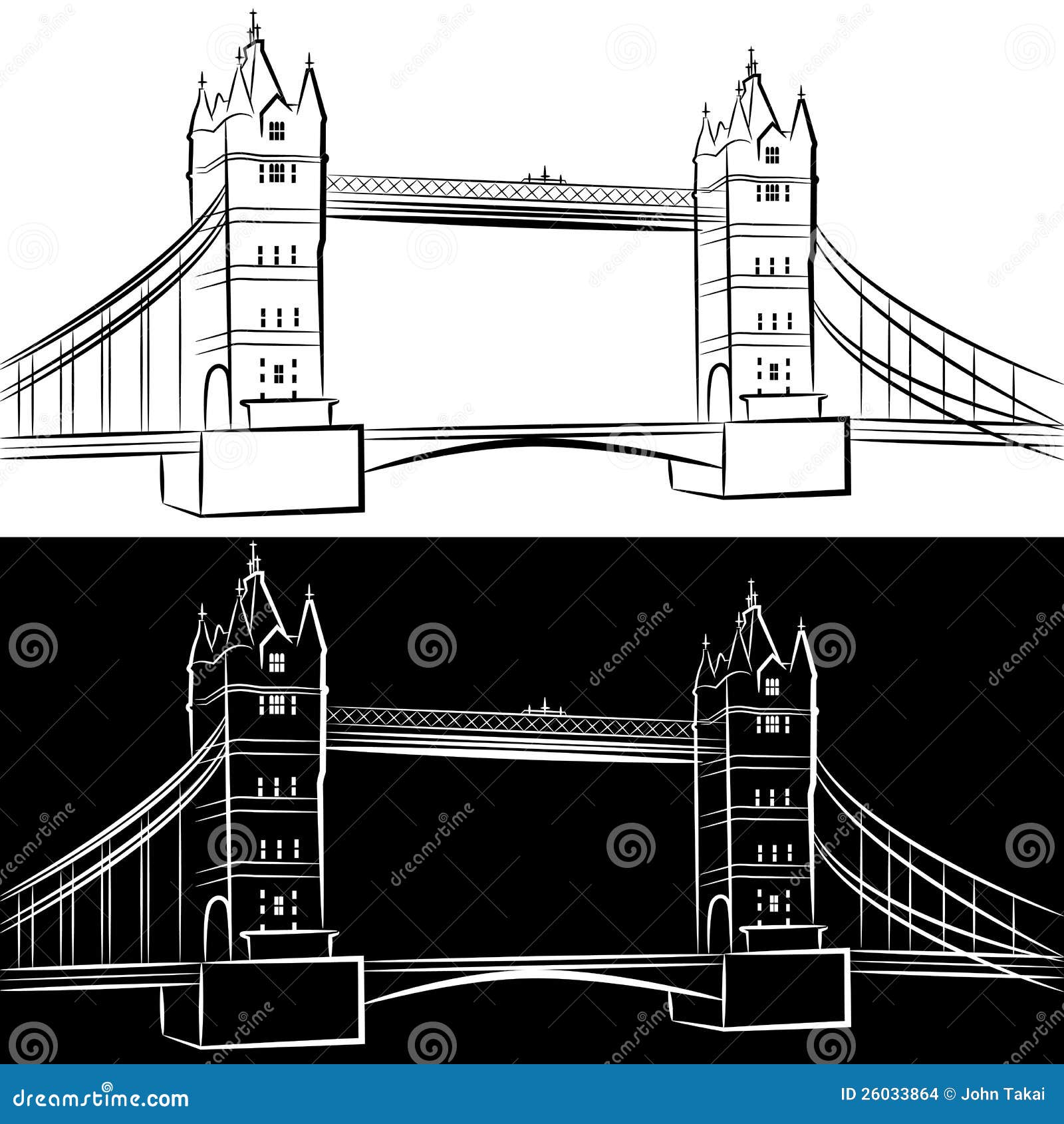 london bridge drawing for kids