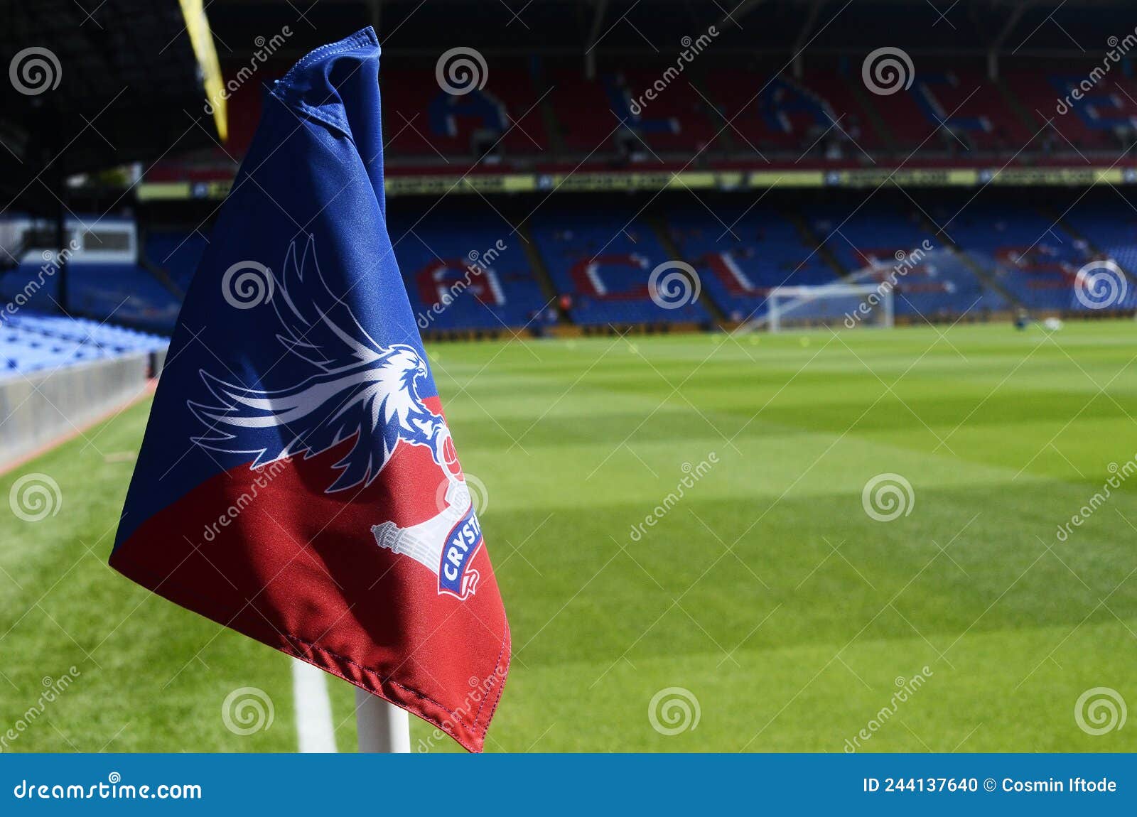 Corner Flag with Crystal Palace Crest Editorial Image - Image of game,  cosmin: 244137640