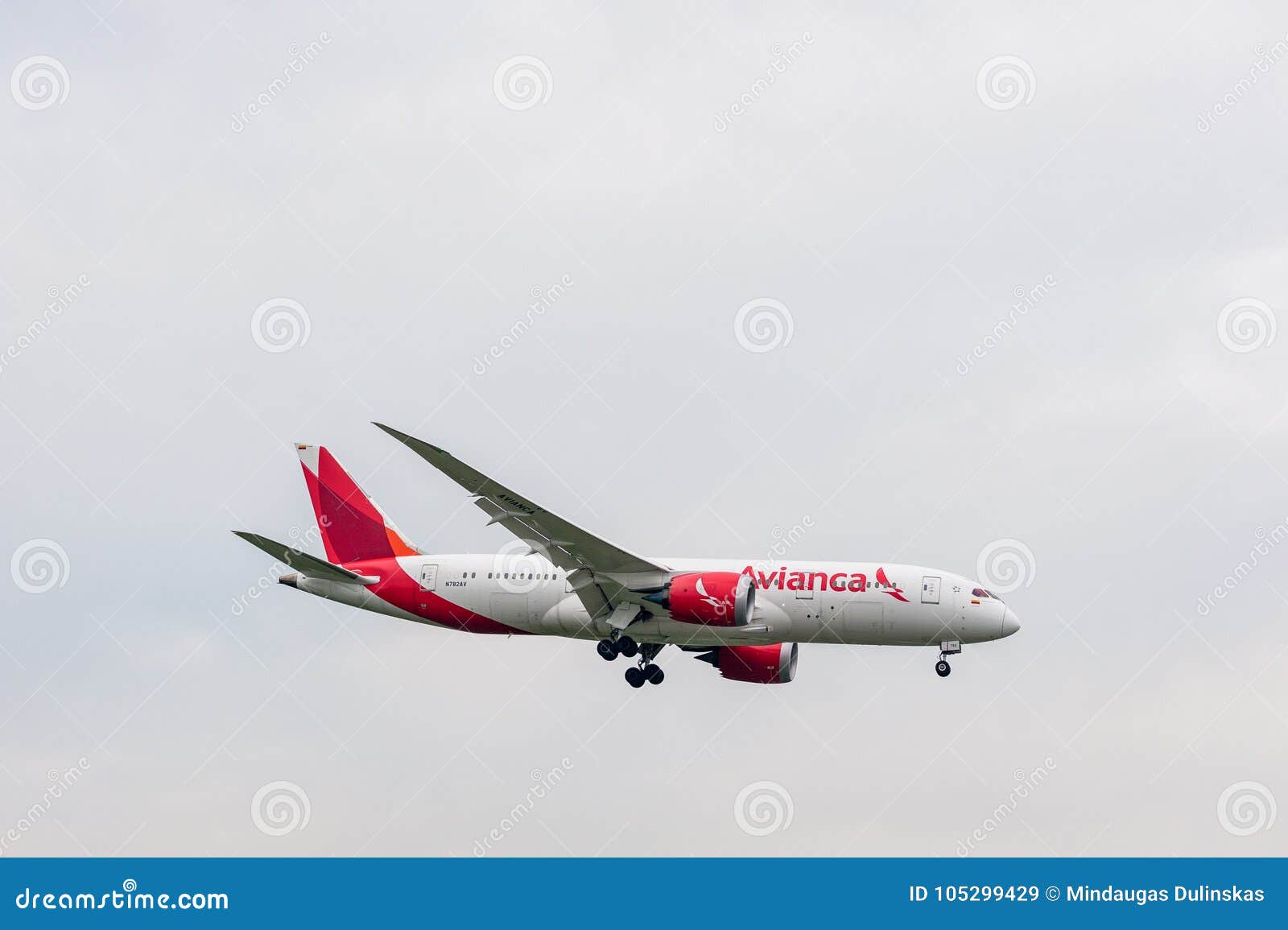 London England September 27 2017 Avianca Airlines