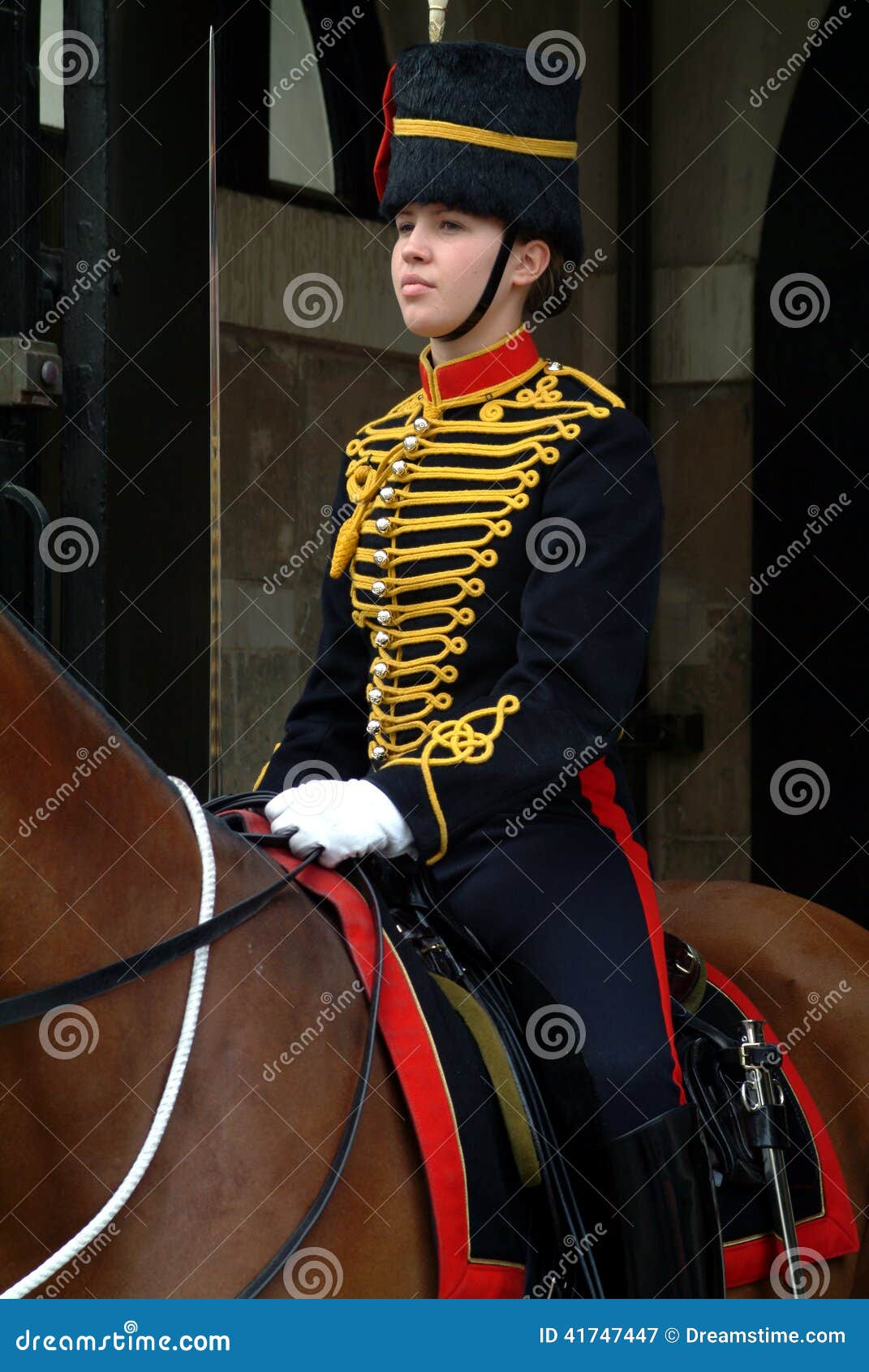 London - Female Guard on Horse Editorial Photography - Image of female ...