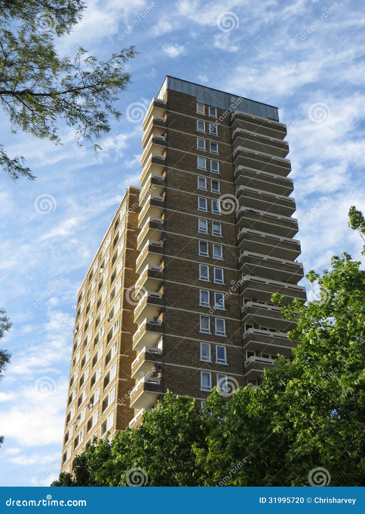 London Flats stock photo. Image of windows, building 31995720
