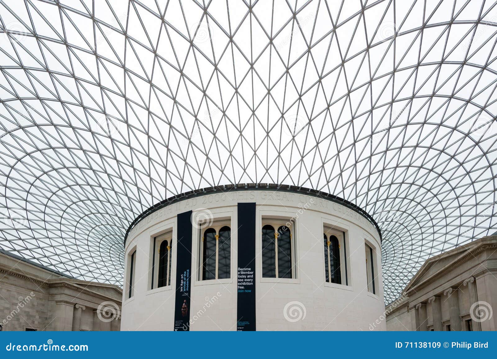 LONDON - MARCH 6 : Interior View of the Great Court at the British ...