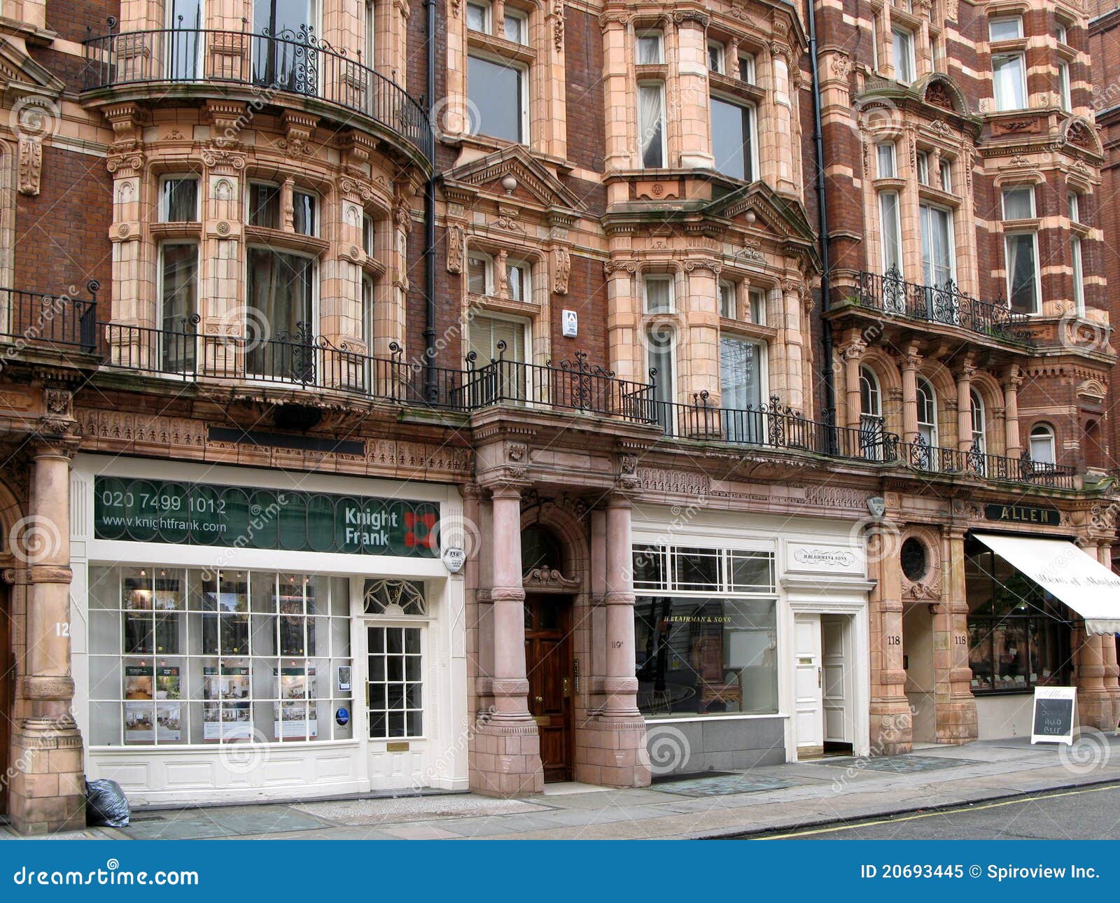 London, Mayfair District Shops Editorial Image - Image of storefront