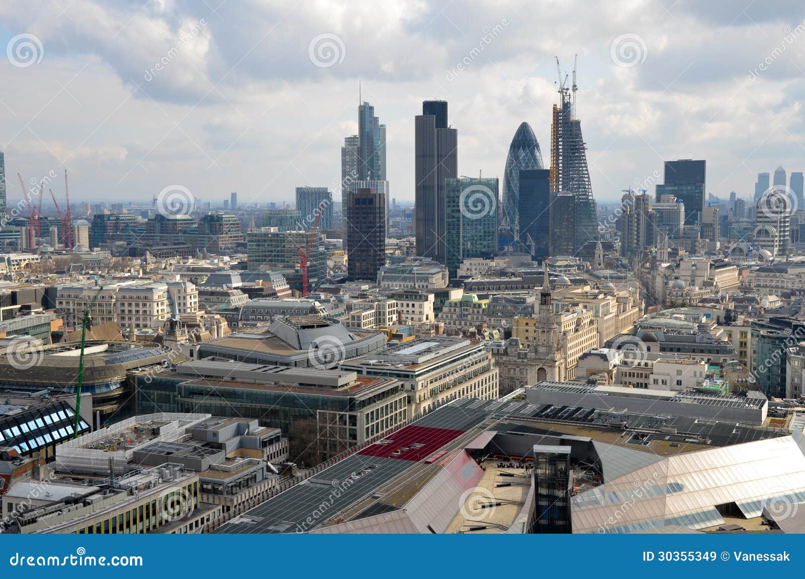 London-Panorama stockbild. Bild von panorama, drastisch - 30355349