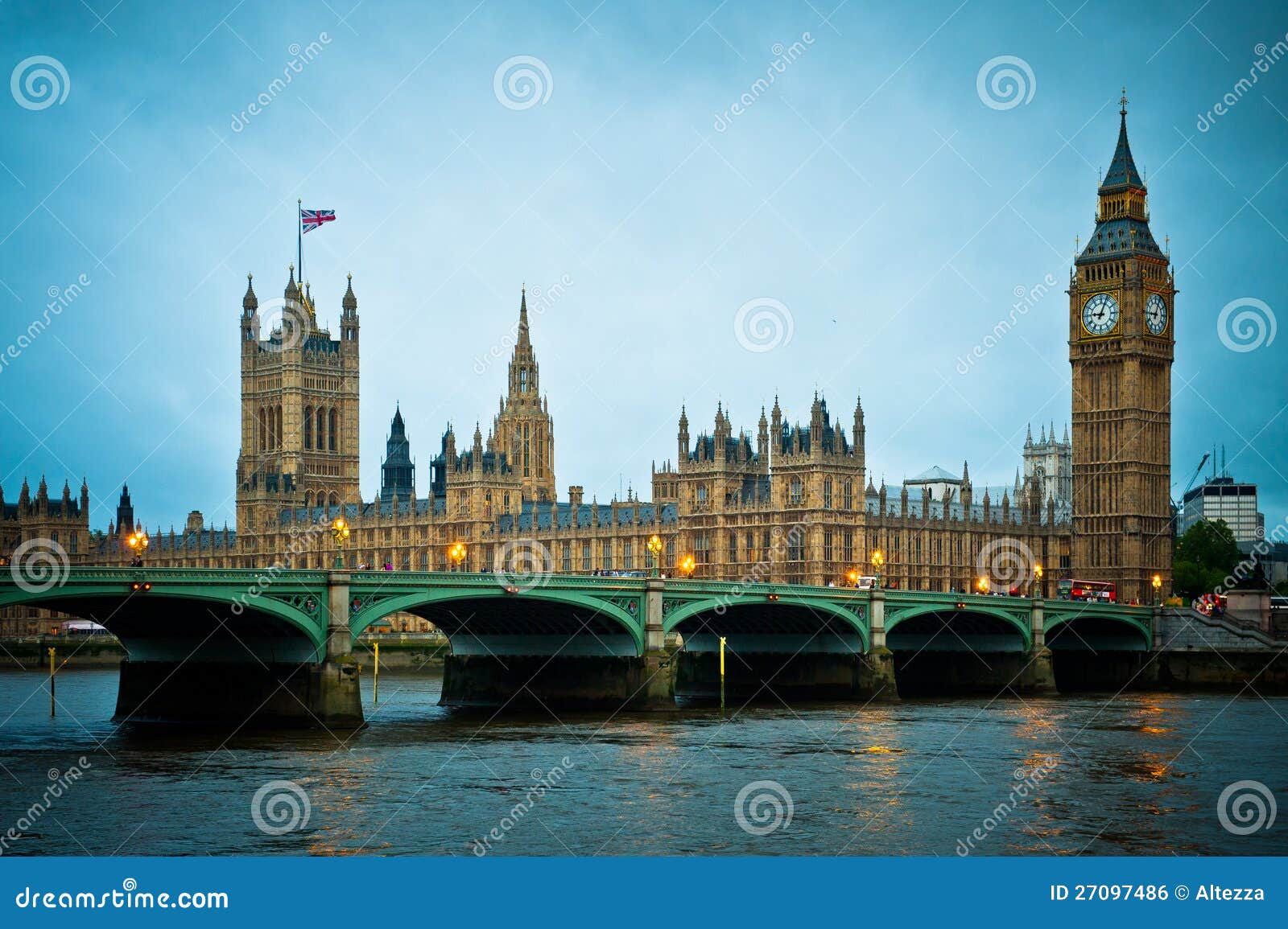 london parliament and big ben