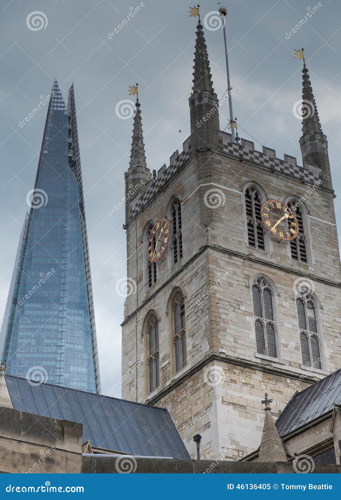 London s Shard editorial image. Image of cathedral, landmark 46136405