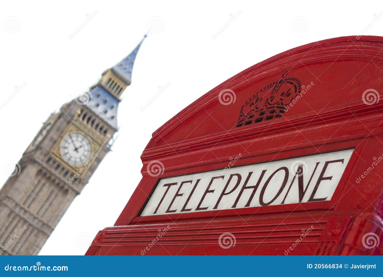 london telephone box with big ben as background