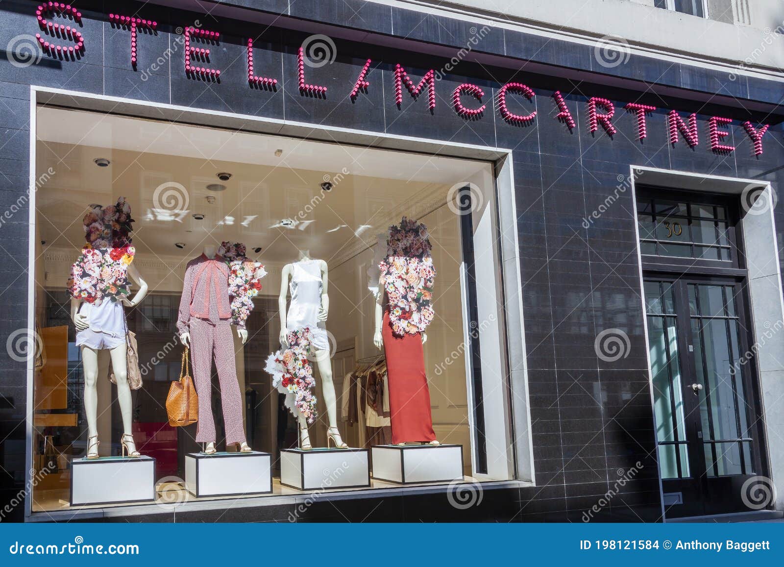 Stella McCartney Fashion Designer Shop in Old Bond Street Editorial ...