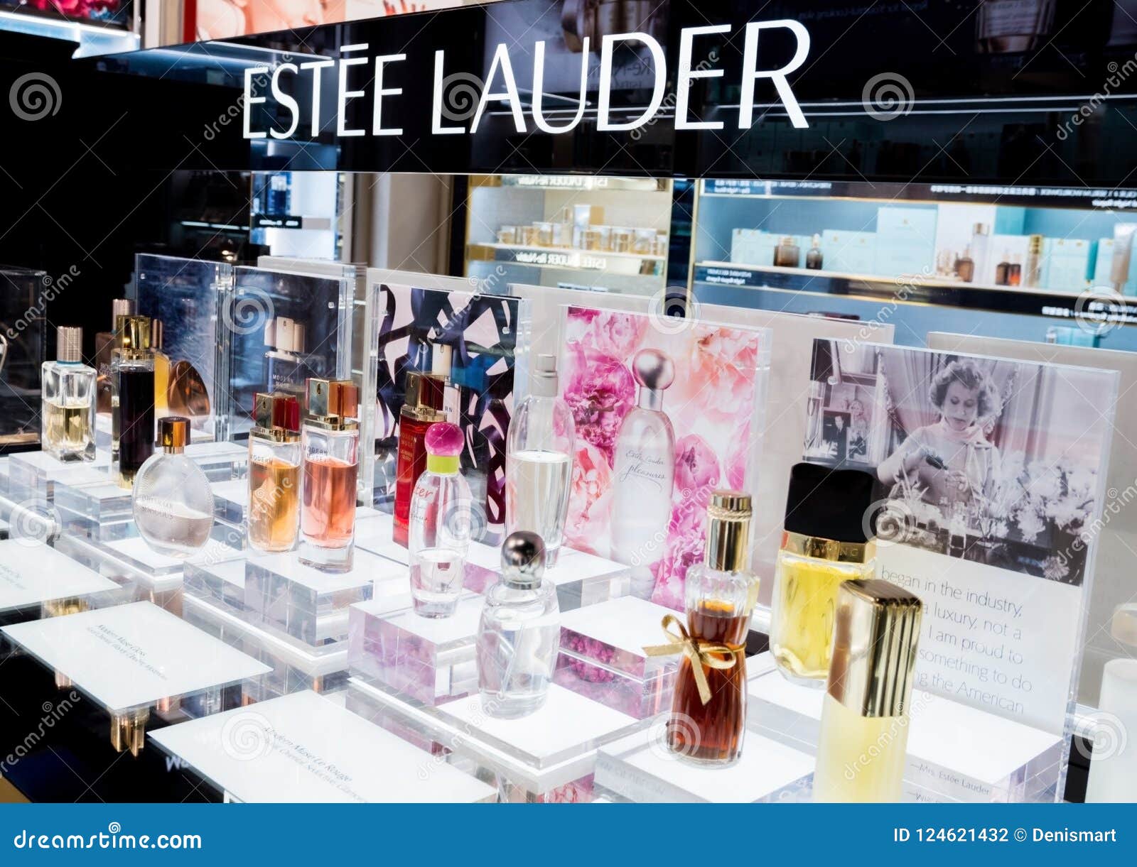 LONDON, UK - AUGUST 31, 2018: Chanel Perfume And Cosmetic Luxury