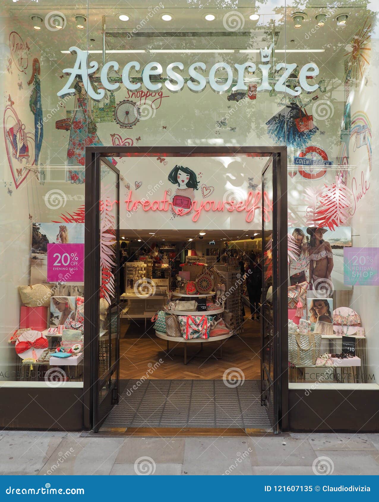 Accessorize Storefront in London Editorial Image Image of european
