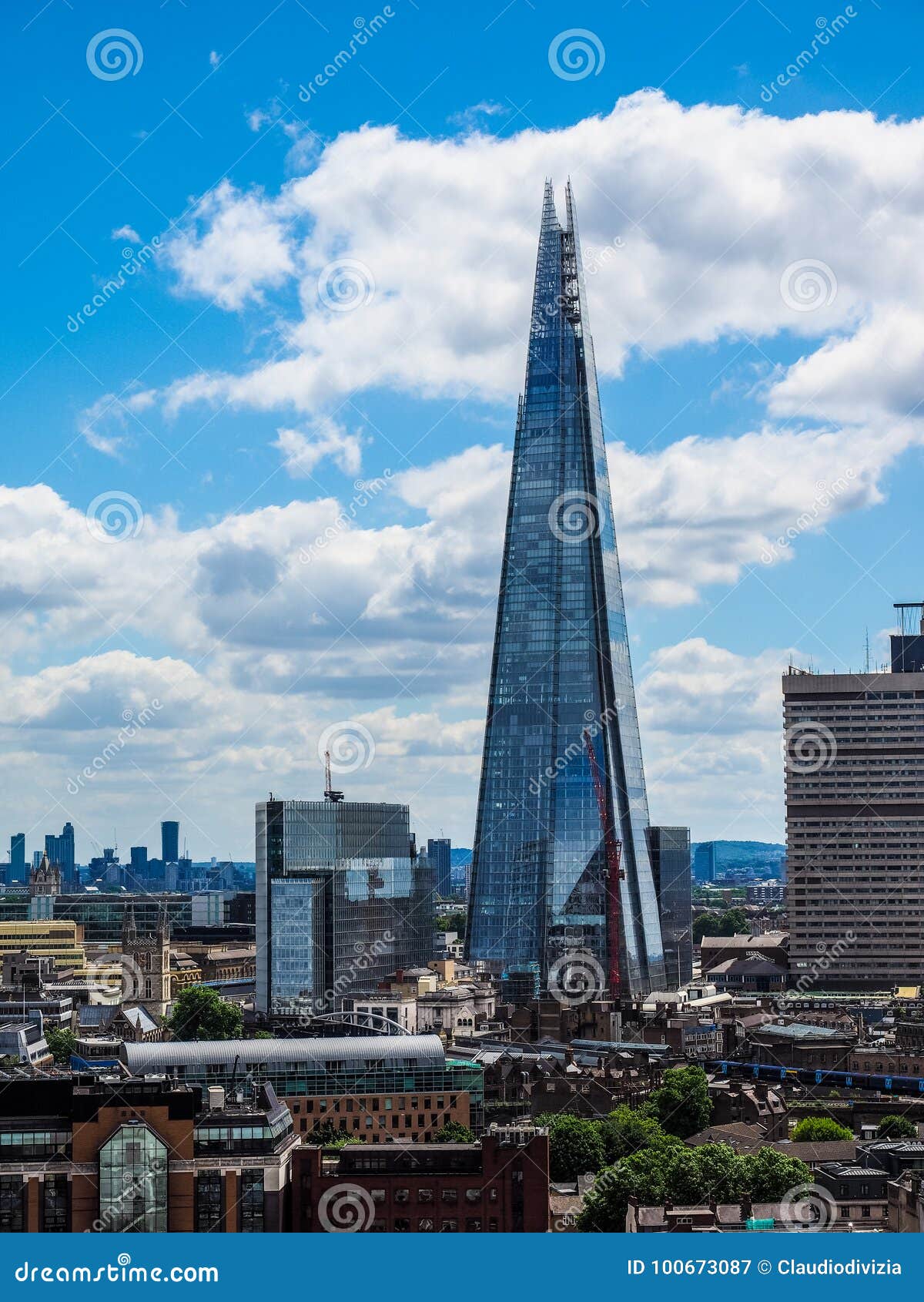 Shard Skyscraper in London, Hdr Editorial Photography - Image of italia ...