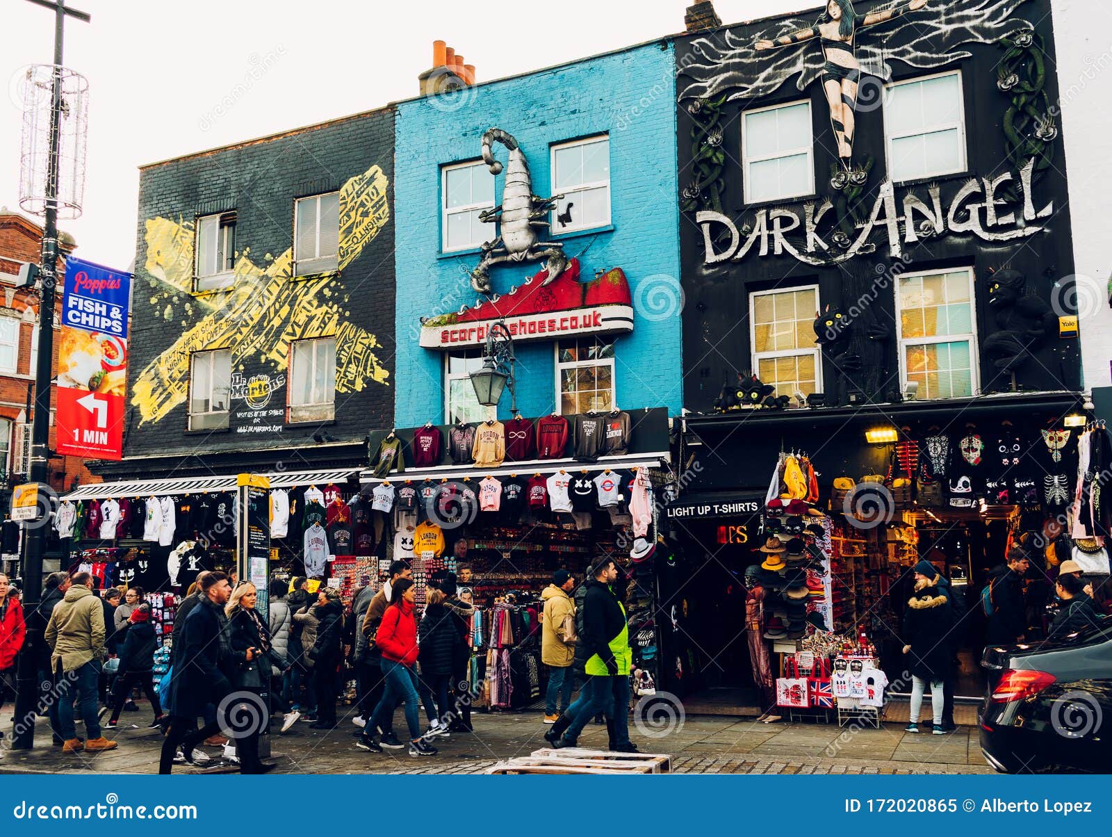 London, UK/Europe; 22/12/2019: Alternative Shops in the Famous London ...