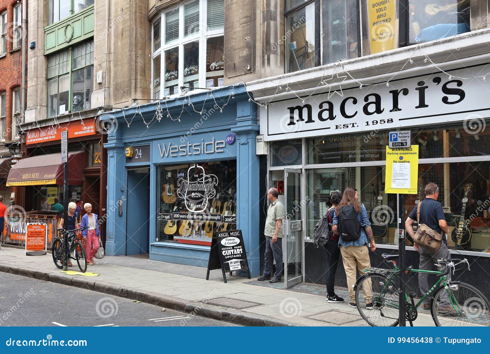 London music shops editorial stock photo. Image of macari - 99456438