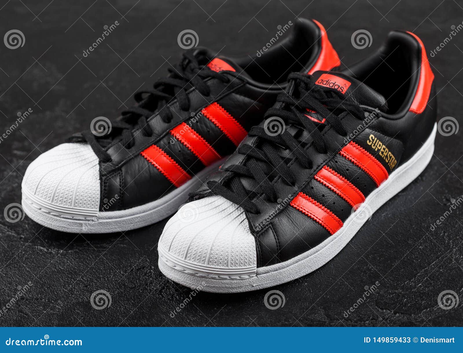 superstar red stripes