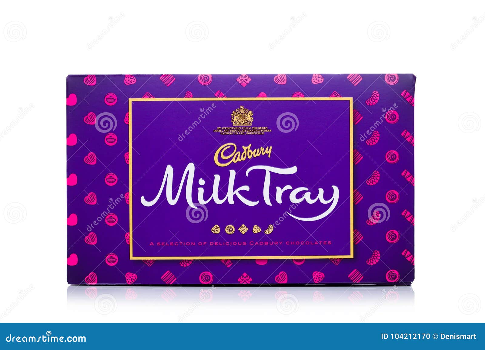 LONDON, UK - November 17, 2017: Box Of Milk Tray Chocolates On White ...