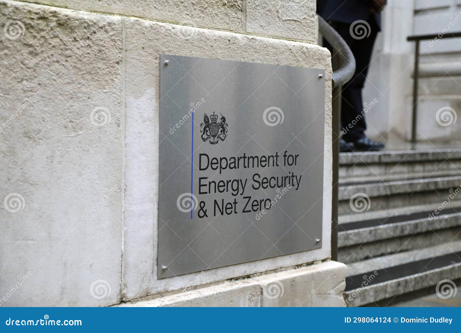 London, UK November 21, 2023: Entrance To the UK Department for Energy