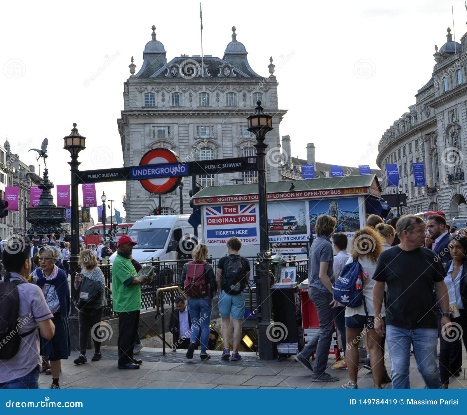 London United Kingdom June 2018 Access To The Metro Station In