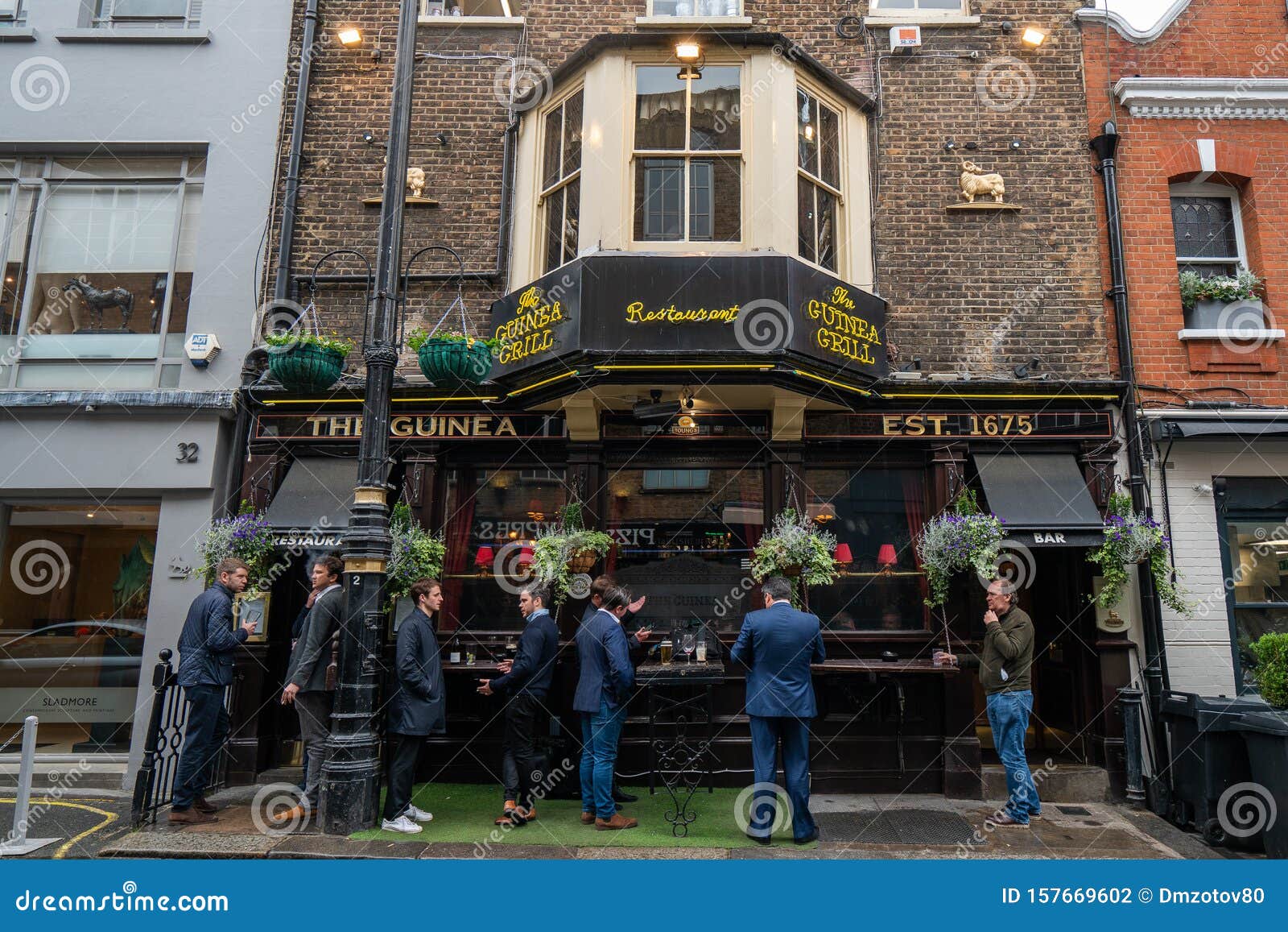 London, United - May 2, 2019: the Guinea Editorial Photography - Image of restaurant, food: