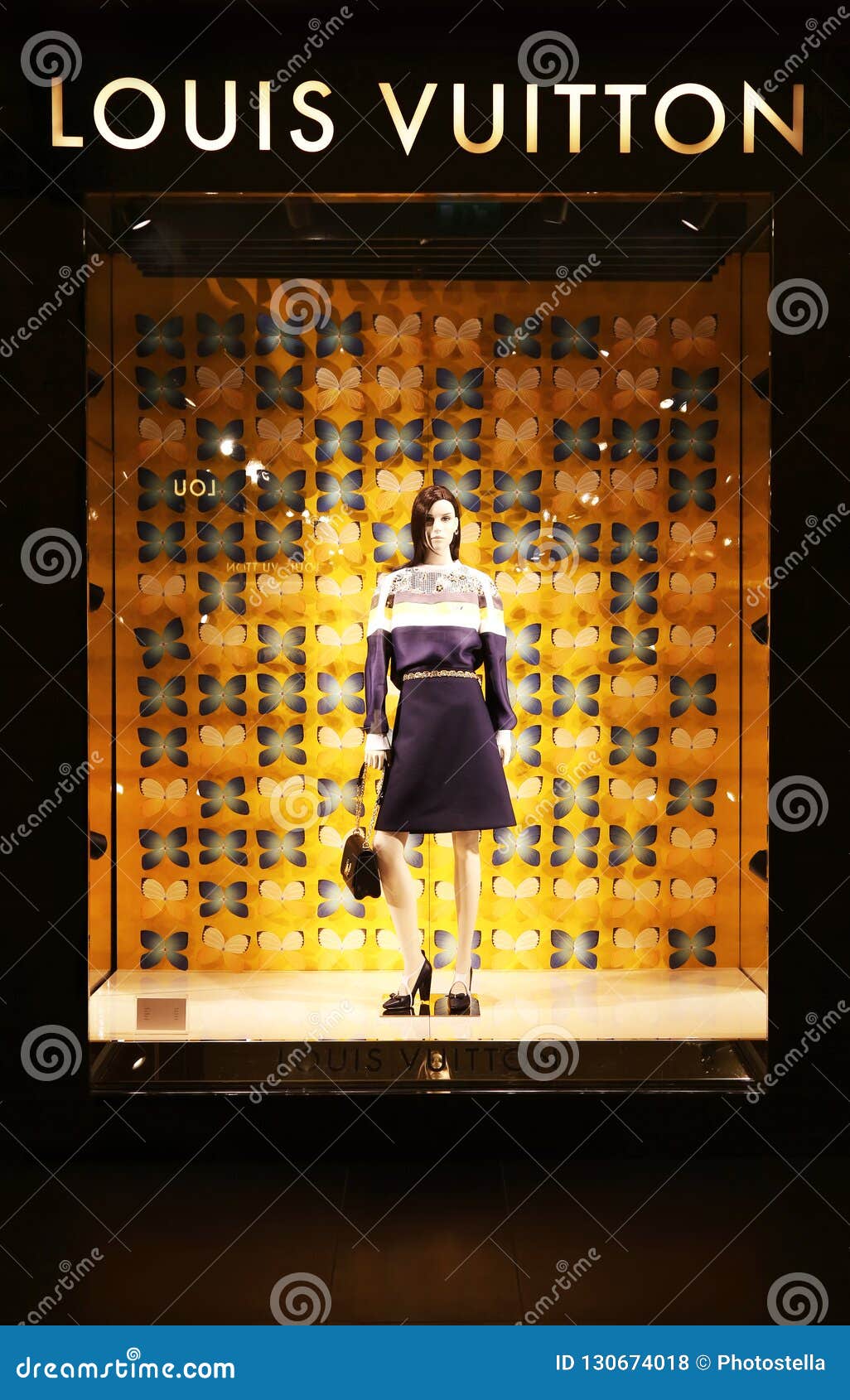 The Louis Vuitton Shop Inside The Harrods Department Store In London City United Kingdom ...