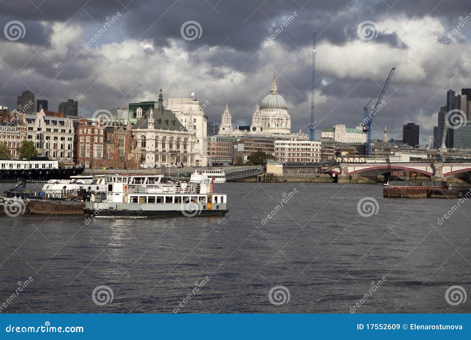London in windy weather stock image. Image of global 17552609