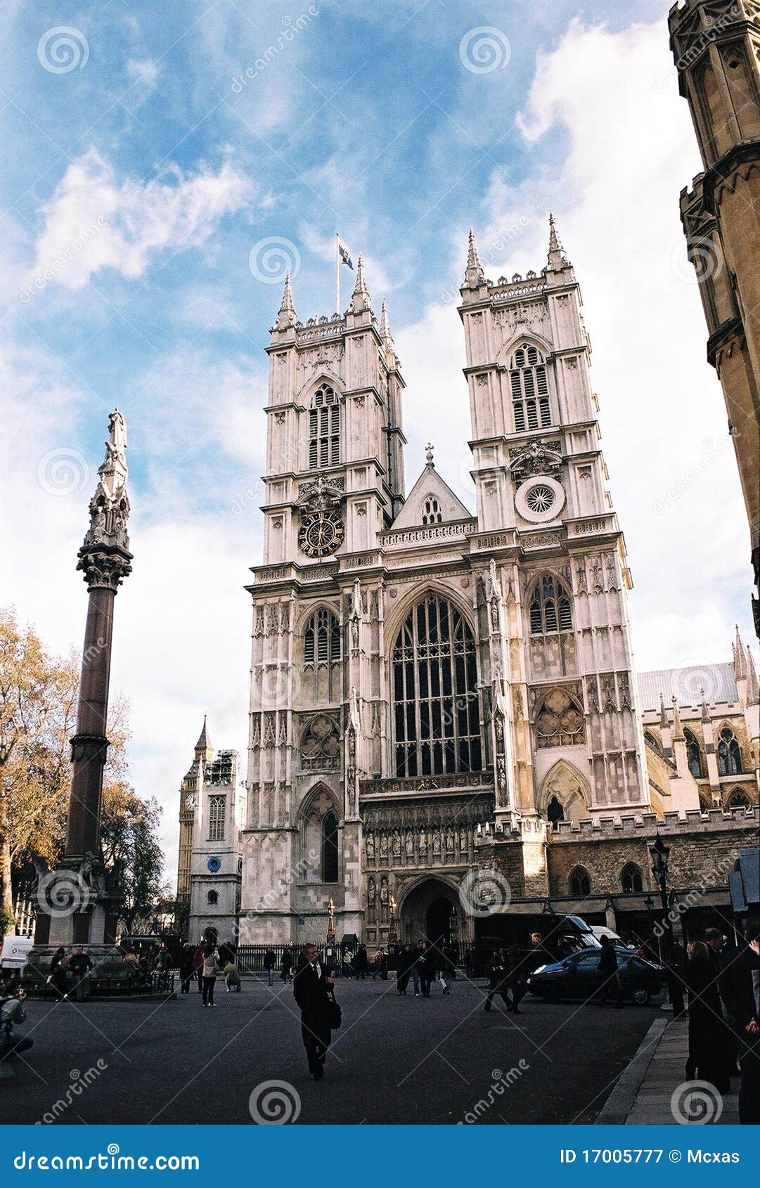 Londra, Abbazia di Westminster. Punto di vista giornaliero dell'Abbazia di Westminster a Londra, Inghilterra. Migliori piccoli formati.