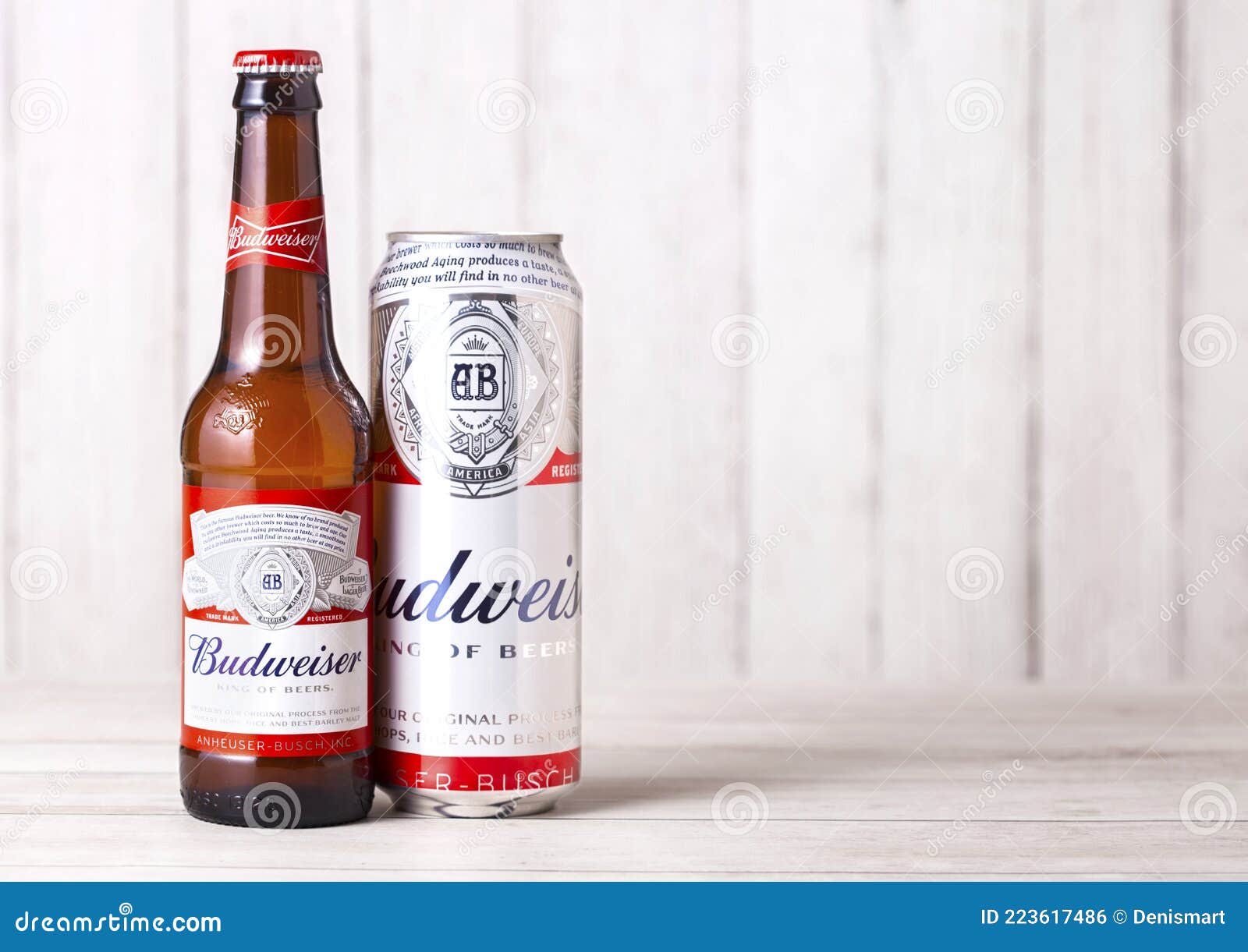 botella de aluminio budweiser