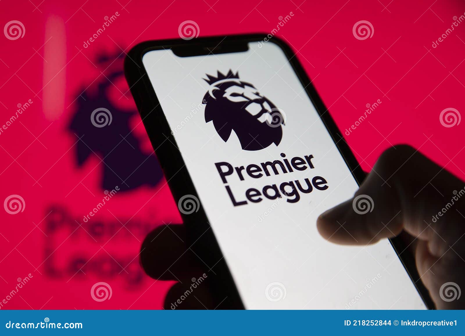 Londres Reino Unido Mayo 2021 : Logo Del Fútbol De La Liga En La Pantalla De Un Smartphone Imagen de archivo editorial - Imagen de teléfono, campeonato: 218252844