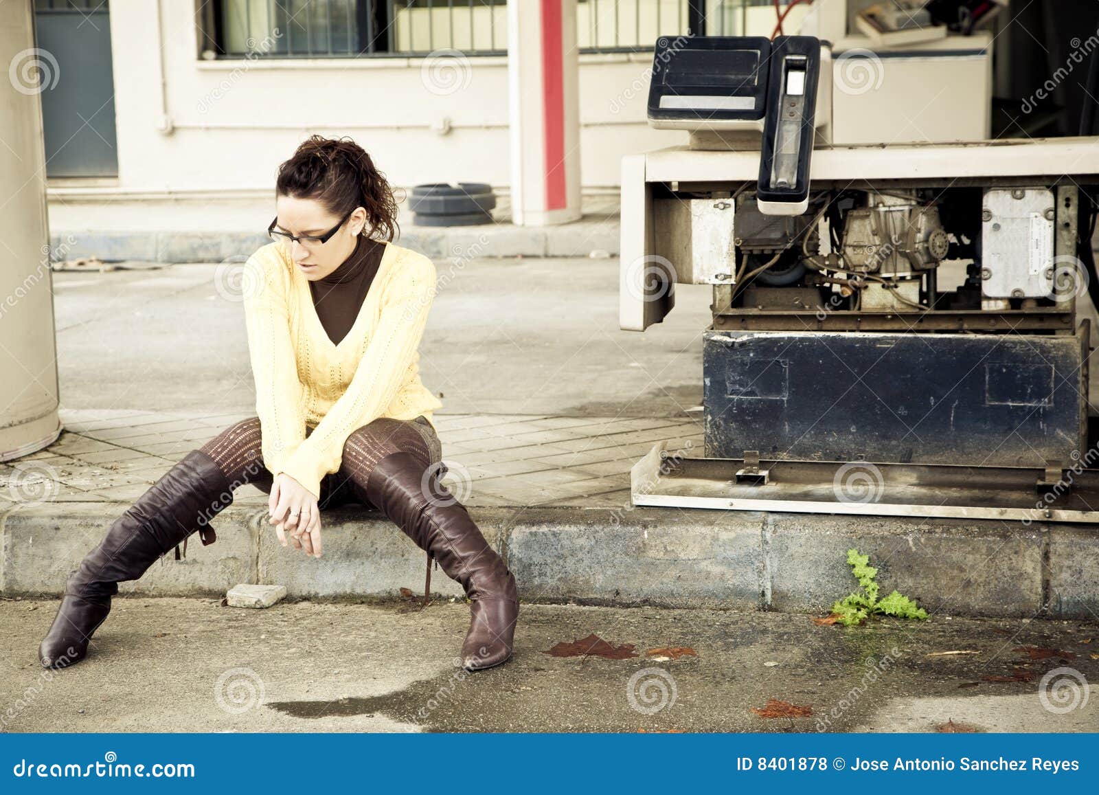 Lone woman stock photo. Image of depression, thoughtful - 8401878