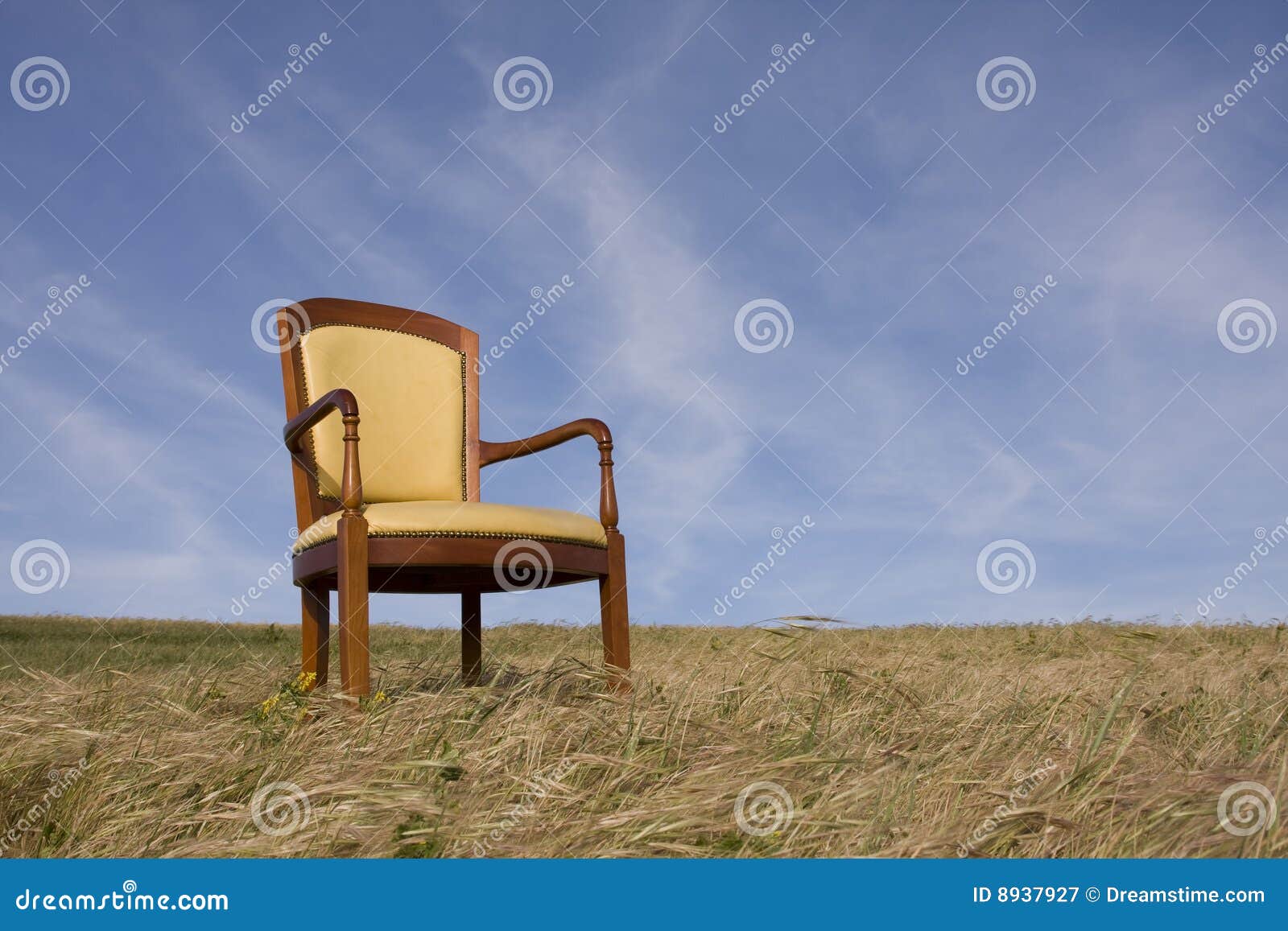 Loneliness chair stock image. Image of abstract, meadow 8937927