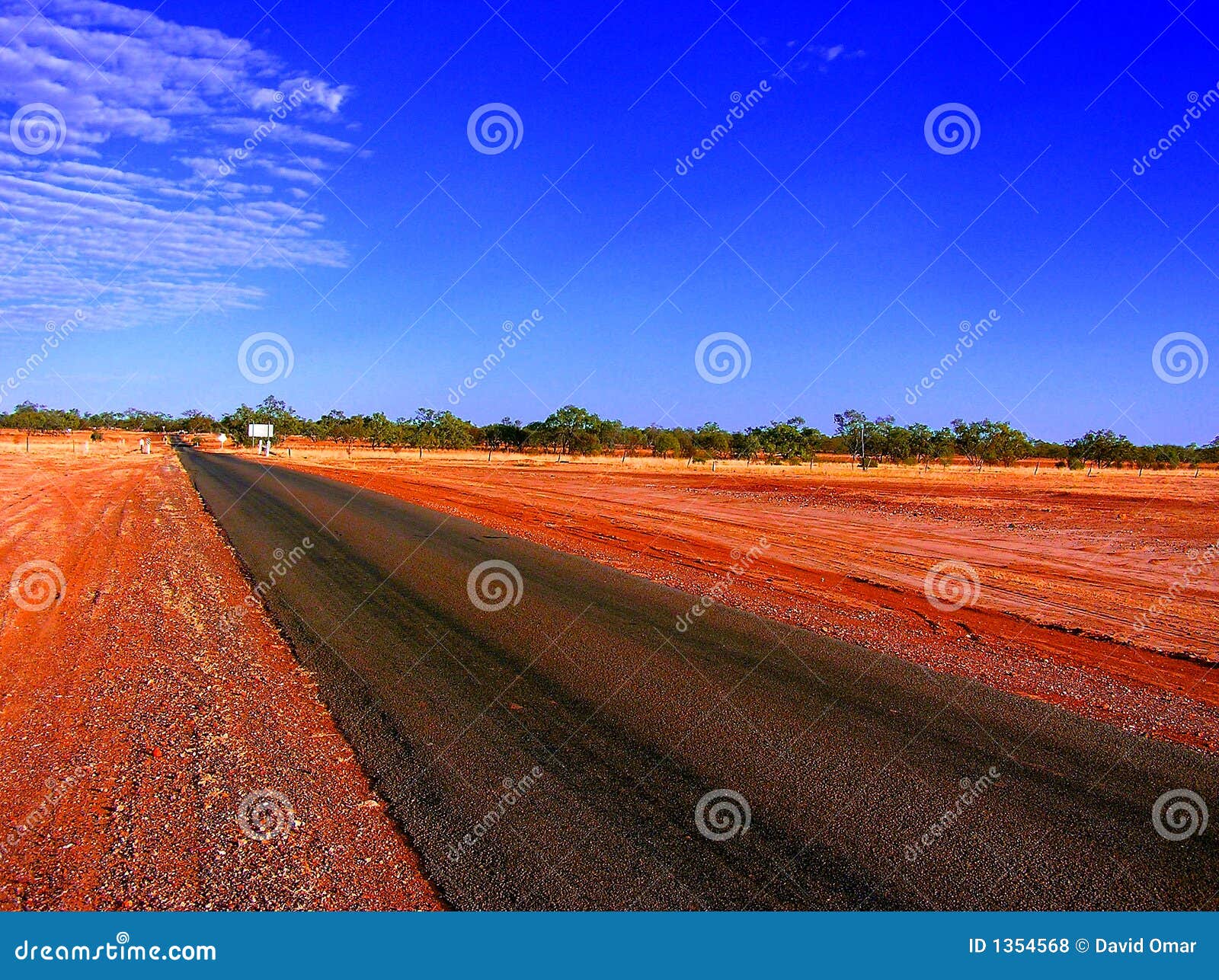 Lonely Australian road stock photo. Image of longreach 1354568