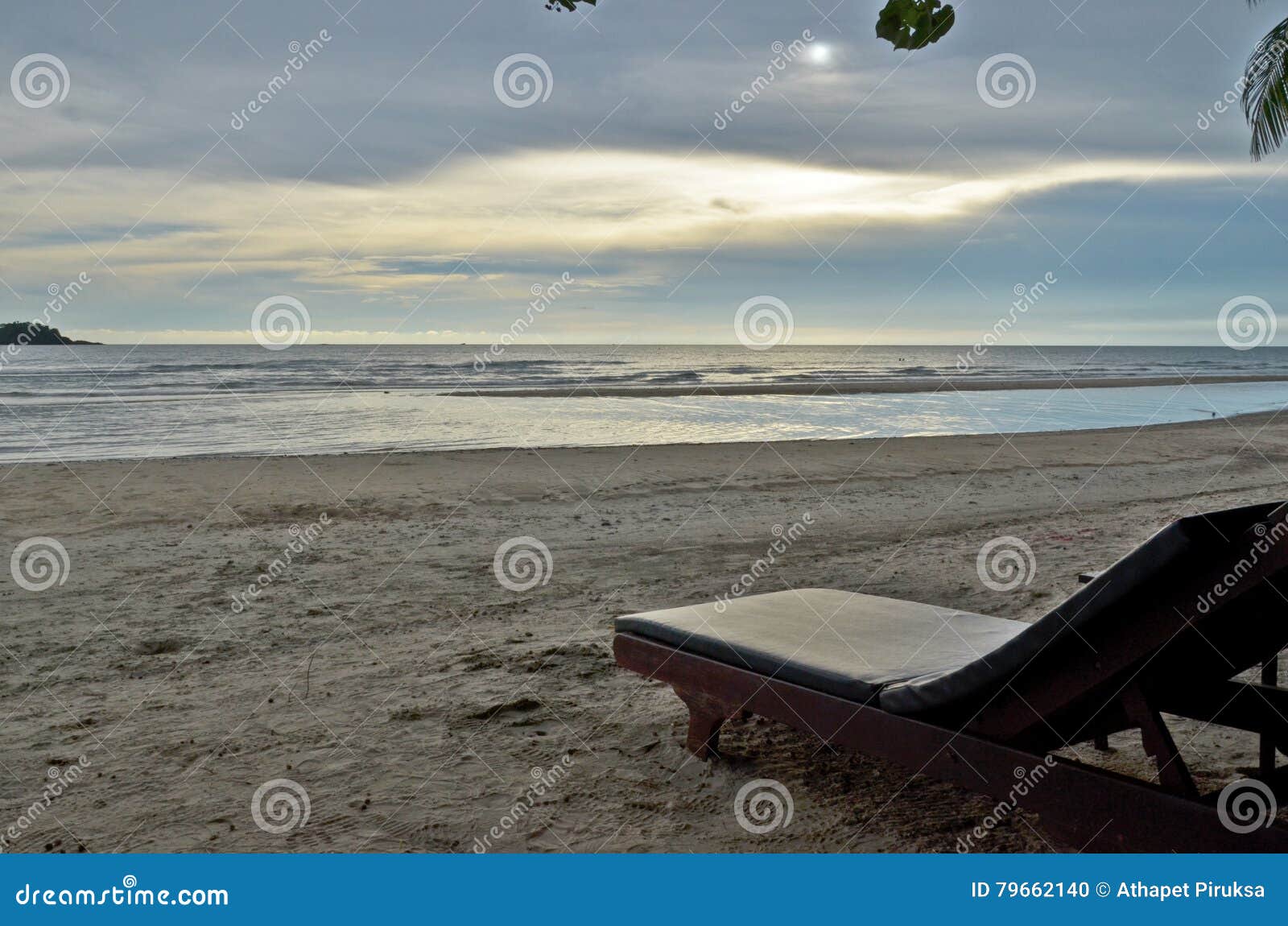 LOnely Relaxation Bed on the Beach Stock Photo Image of fresh, view