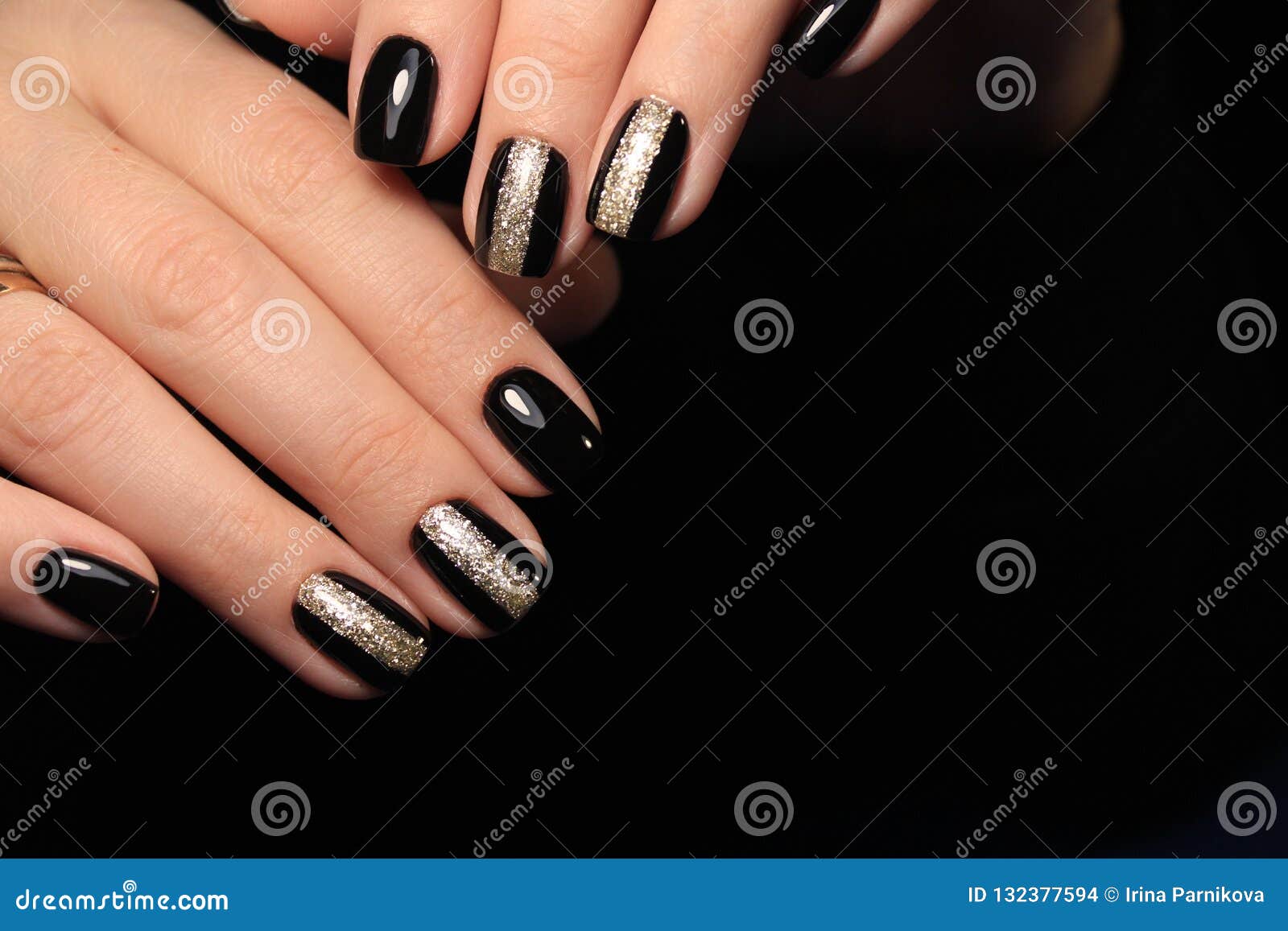 Long black nails stock photo. Image of dark, beautiful - 132377594