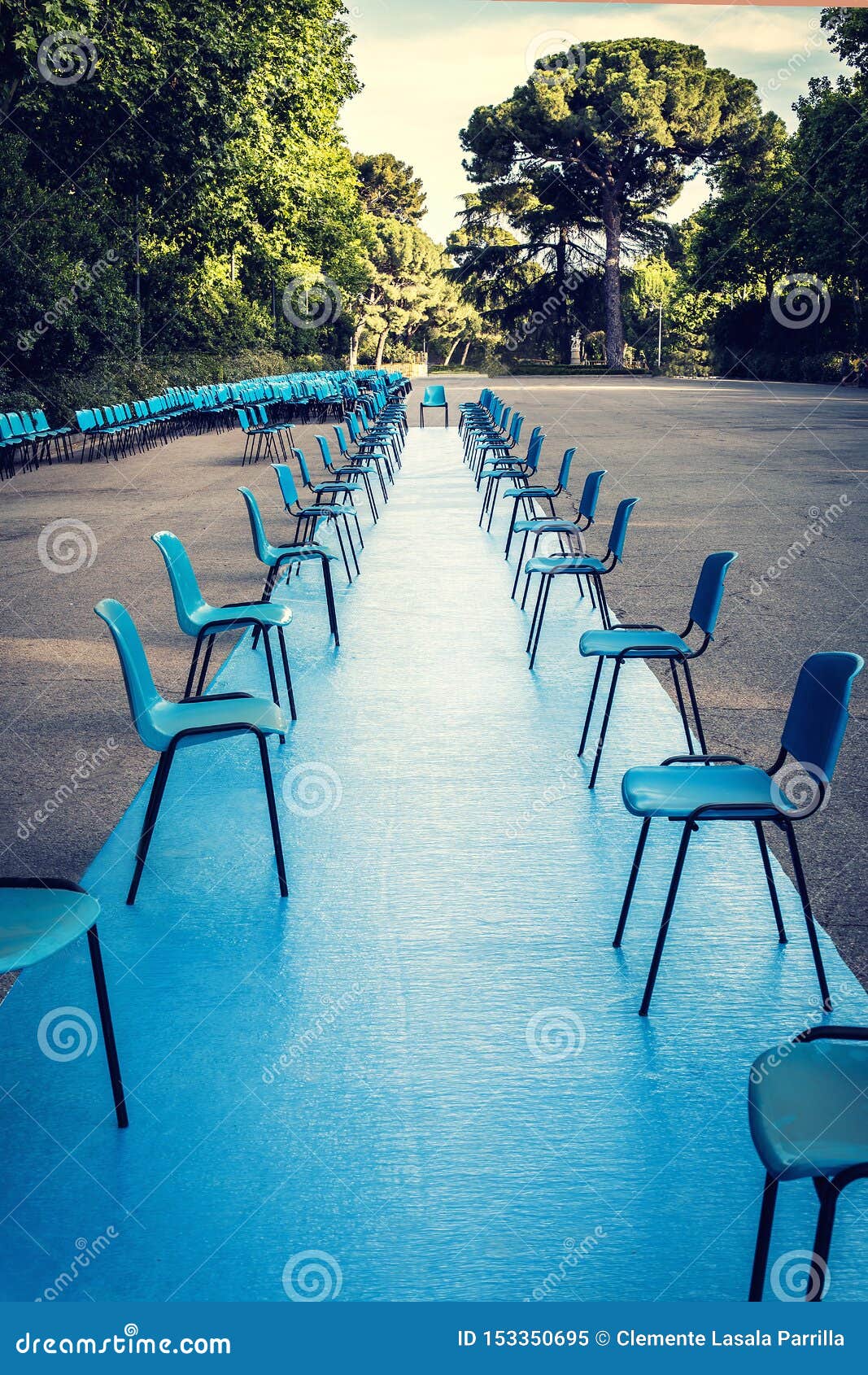 Long Blue Carpet Prepared for the Event Stock Image Image of entrance, ceremony 153350695
