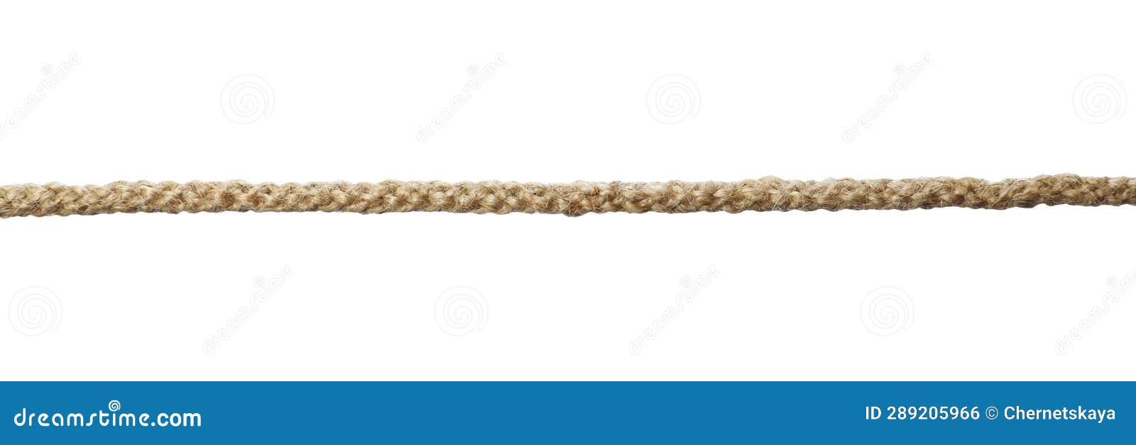Long Durable Hemp Rope Isolated on White Stock Photo Image of object