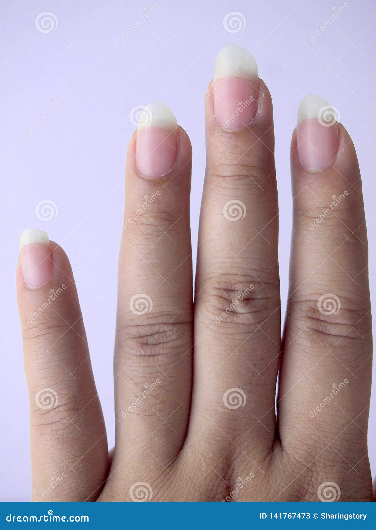 Long finger nails stock image. Image of natural, girl 141767473