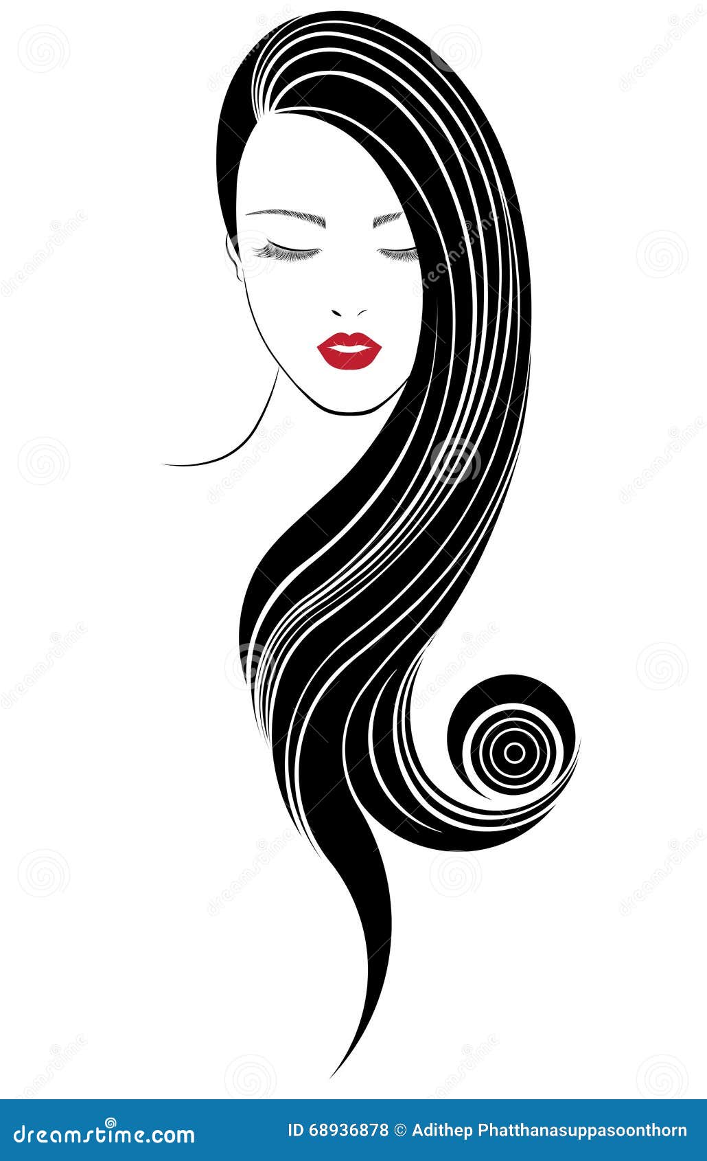 Long Hair Style Icon, Logo Women Face Stock Illustration - Illustration of graphic, elegant: 68936878 Long Hair Style Icon, Logo Women Face Stock Illustration - Illustration of graphic, elegant: 68936878