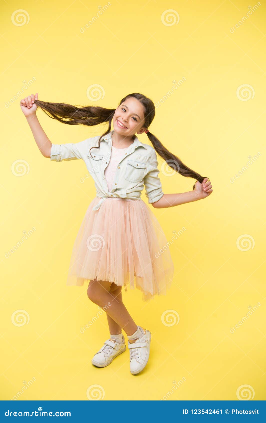 Long Hair Tips For Kids Kid Girl Charming Ponytail