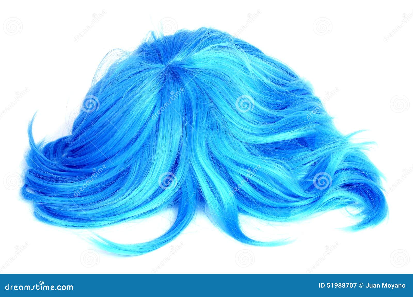 Long Blue Wig - wide 5