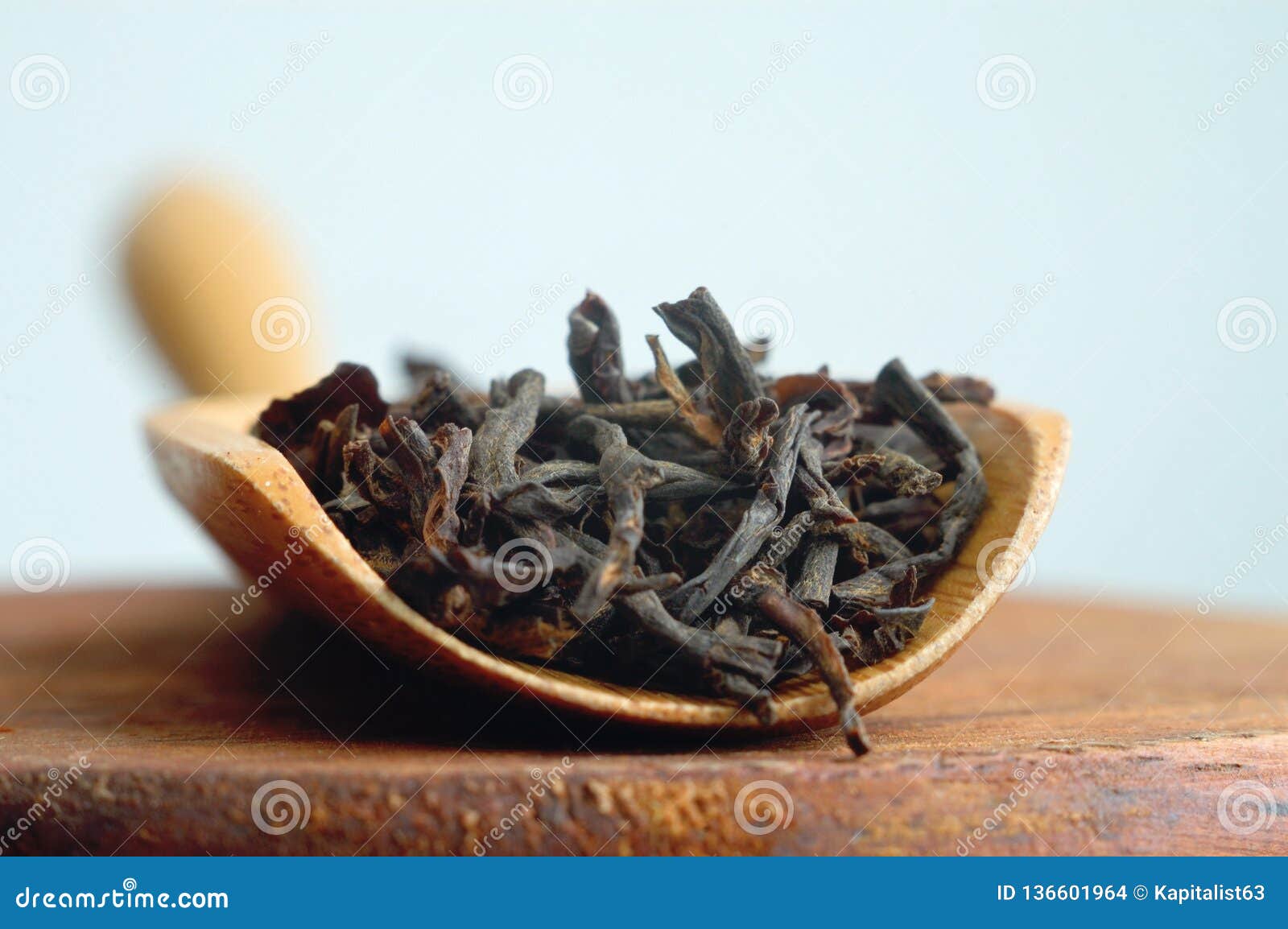 Long Leaf Black Tea before Brewing Stock Photo Image of recipe