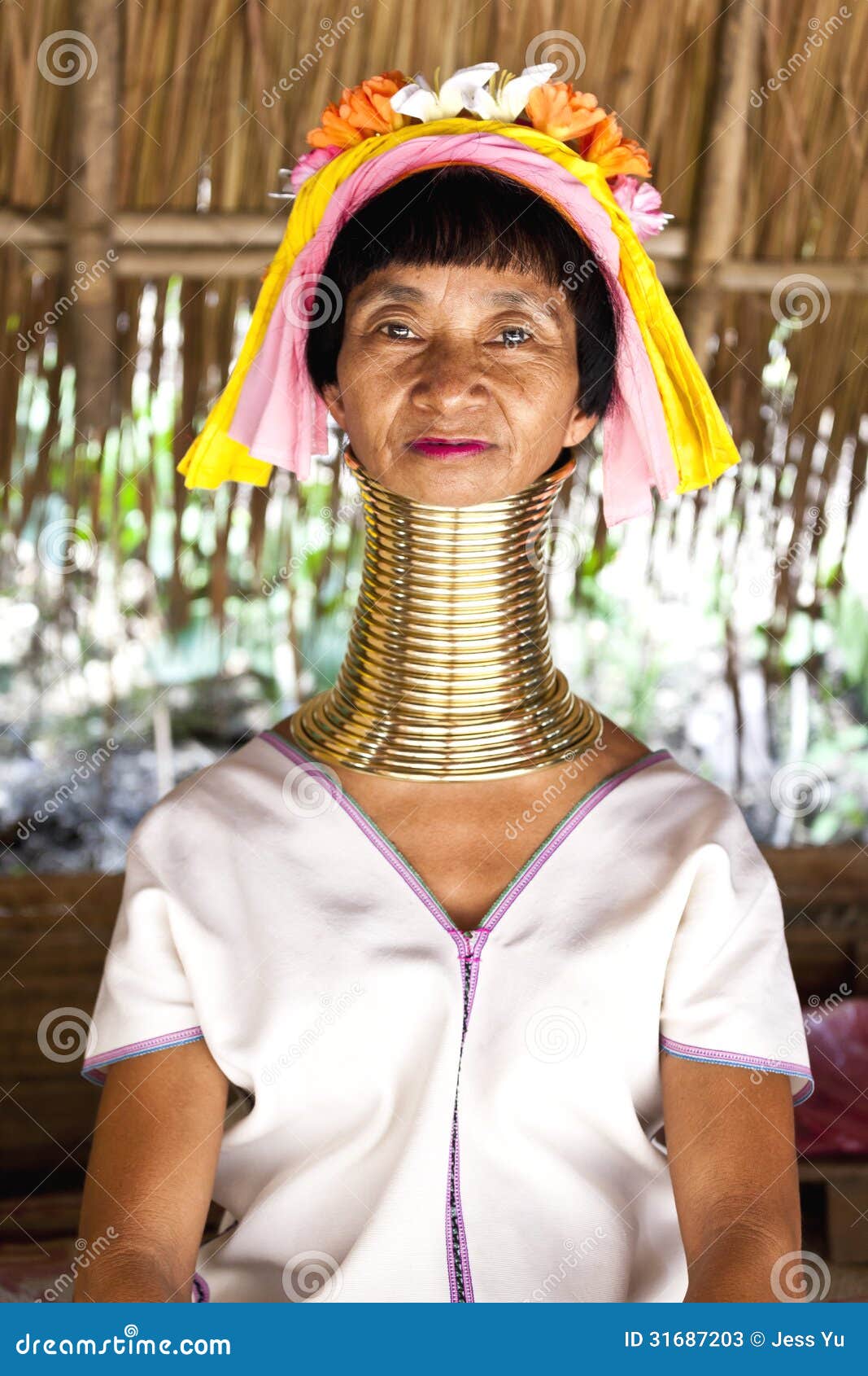 Long Neck Woman in Thailand Editorial Stock Photo - Image of poor, exotic:  31687203