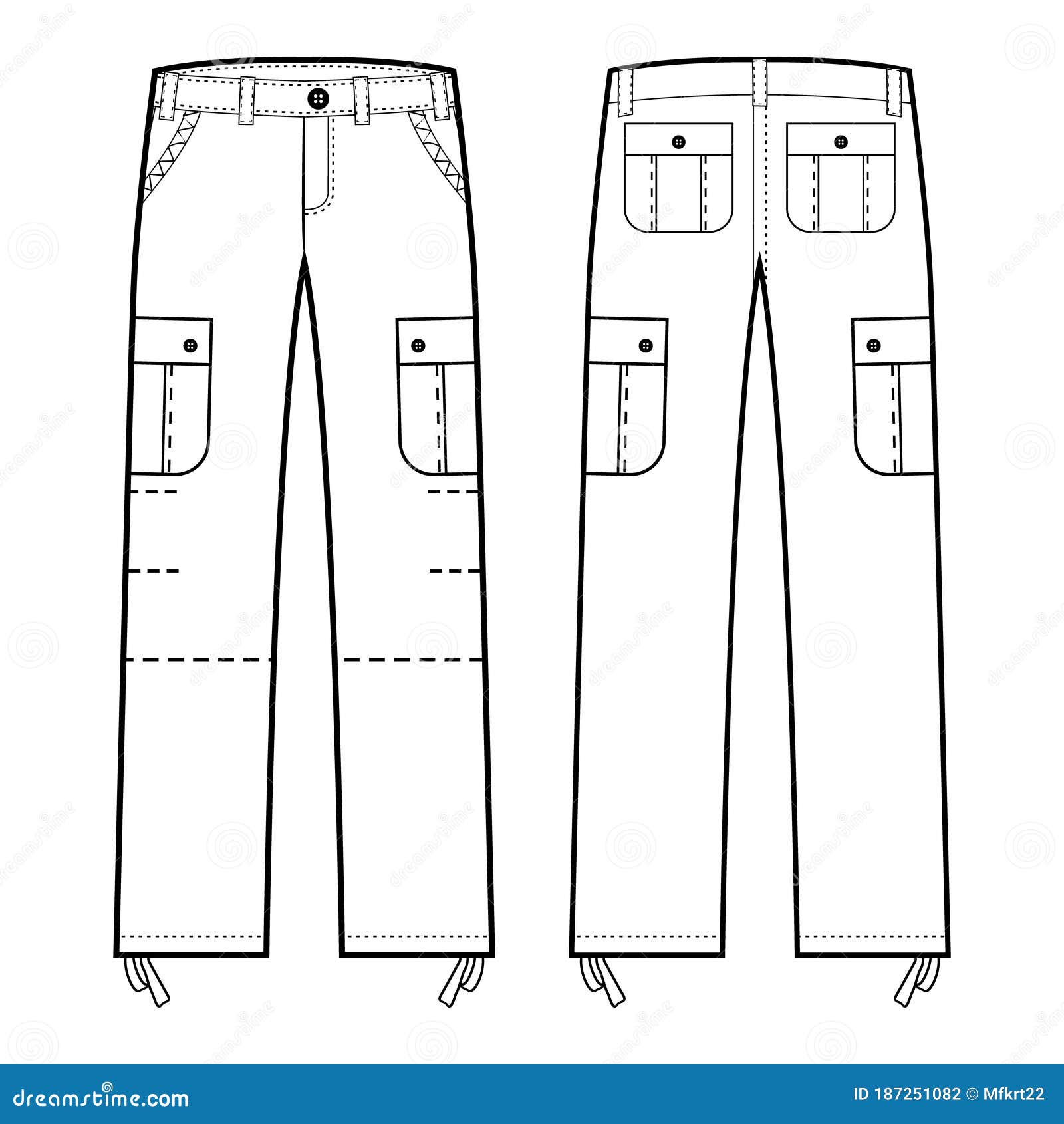 Cargo Pants Template - templates.iesanfelipe.edu.pe